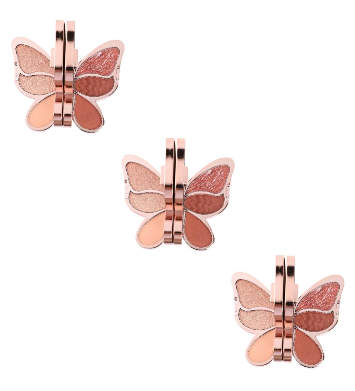 DOITOOL 3 Pcs Eyeshadow Palette Glitter Eye Shadow Shimmer Eyeshadow Cheek Blusher Woman Lip Gloss Matte 1 count (Pack of 1) As Shown 1x3pcs - Buy Online on GoSupps.com