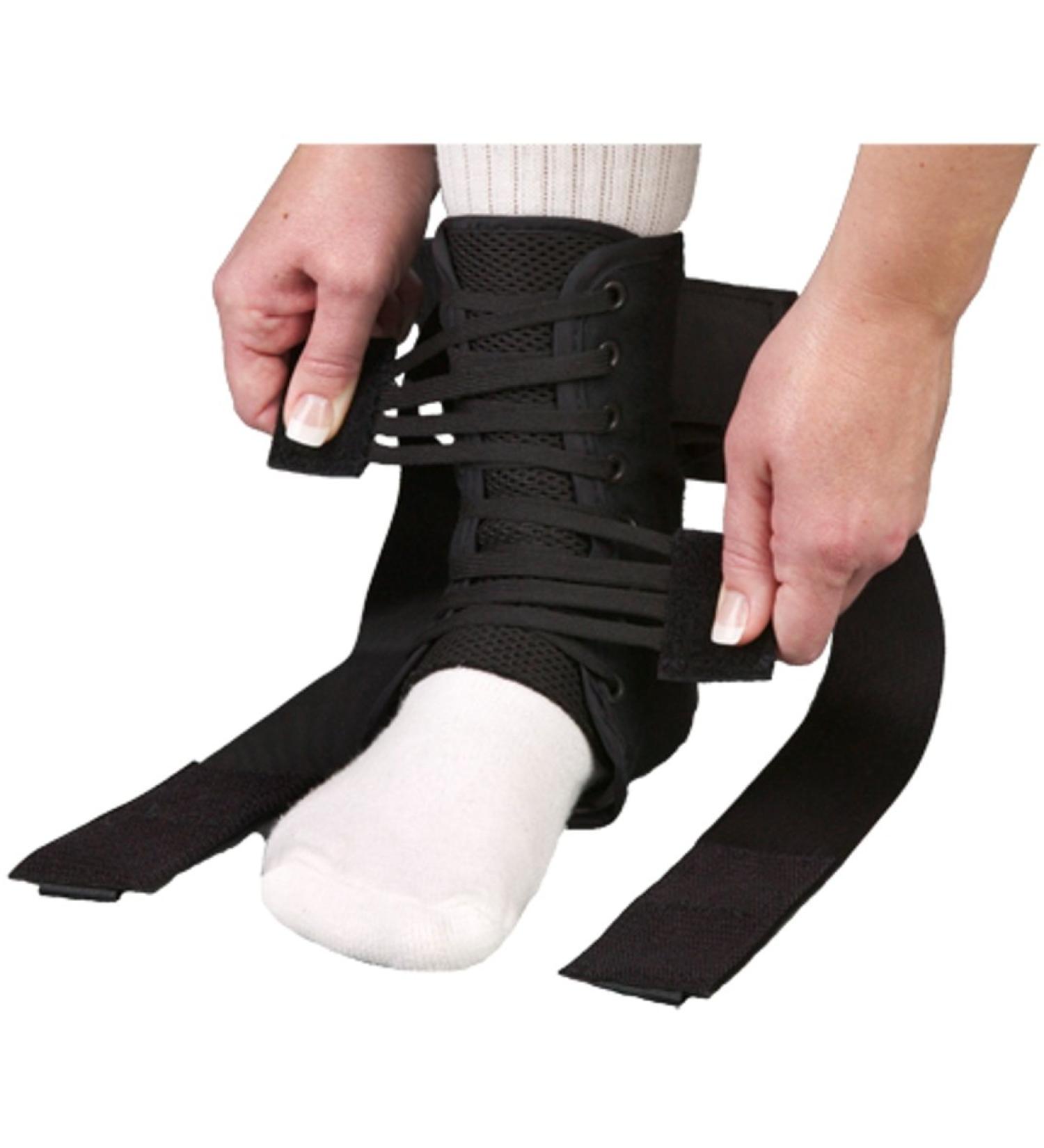 ASO Speed Lacer Ankle Brace (XXLarge - Black)