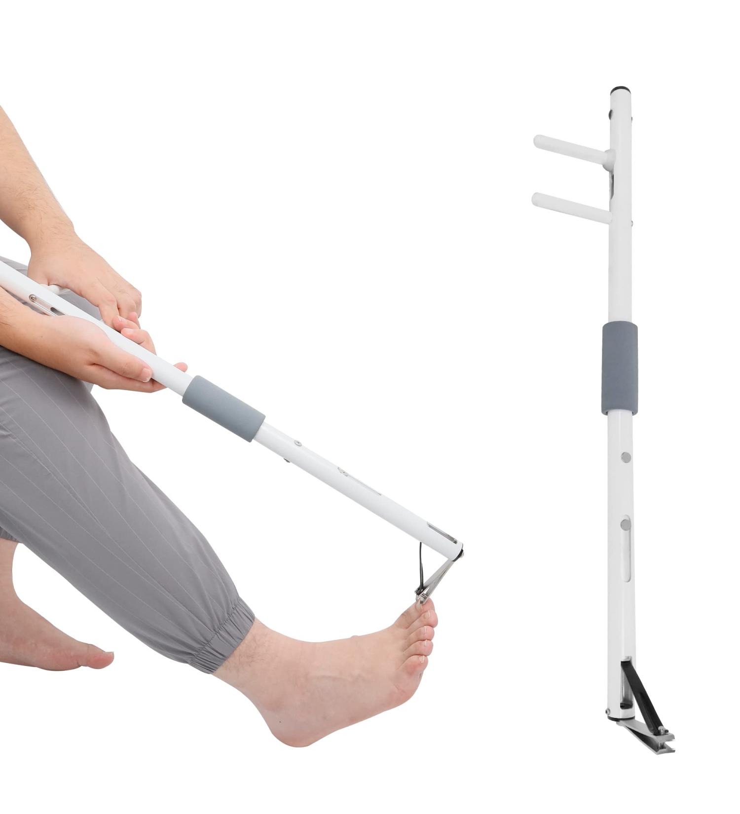 Nail Clippings with Long Grip Toenail Scissors for Seniors & Disabled - Curved Pedicure Tool (M-Length 72cm) - Easy Access & Comfortable Use - Buy Online on GoSupps.com