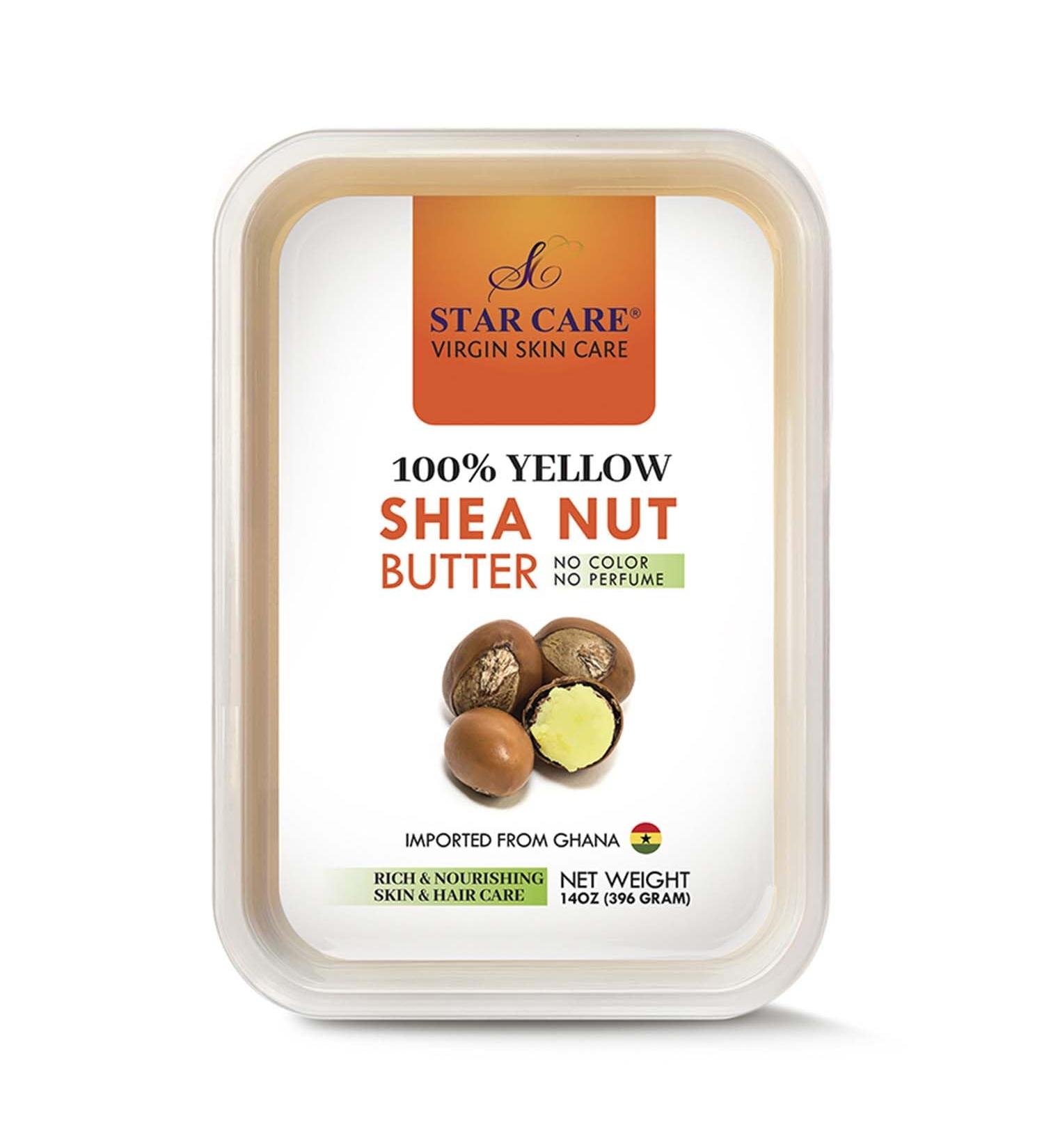 Buy Yellow Shea Nut Butter Oil 14oz (396g) - Natural Moisturizer for Skin & Hair | Shop Internationally - Buy Online on GoSupps.com