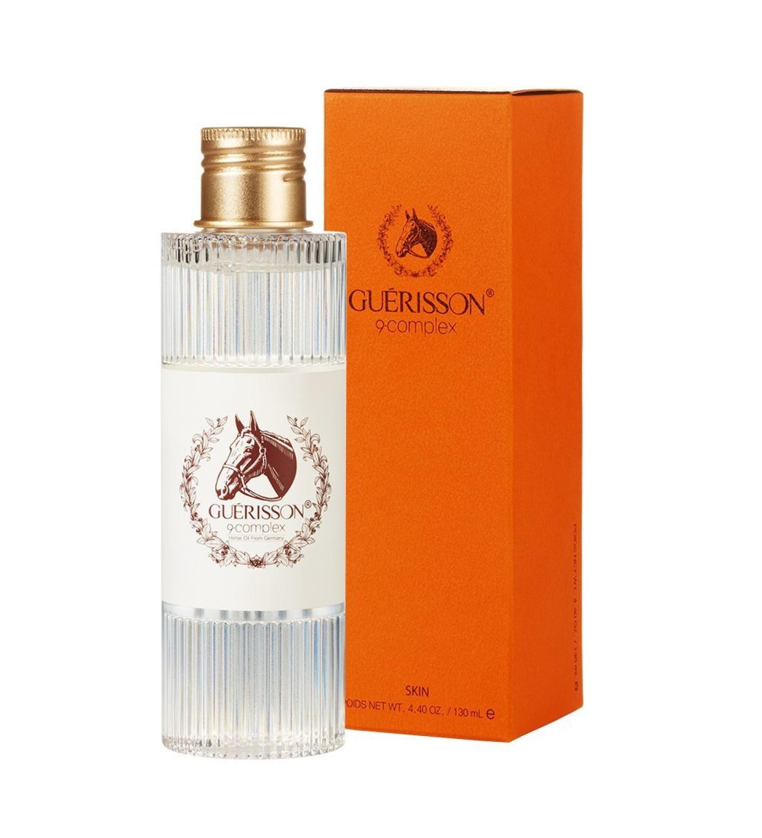 GU RISSON 9 Complex Skin 4.4oz (130ml) - Hypoallergenic Horse Oil Skin Nourishing Faical Toner Hydrating & Soothing for Damaged Skin Fresh Citrus Scent Lightweight Water Type - Buy Online on GoSupps.com