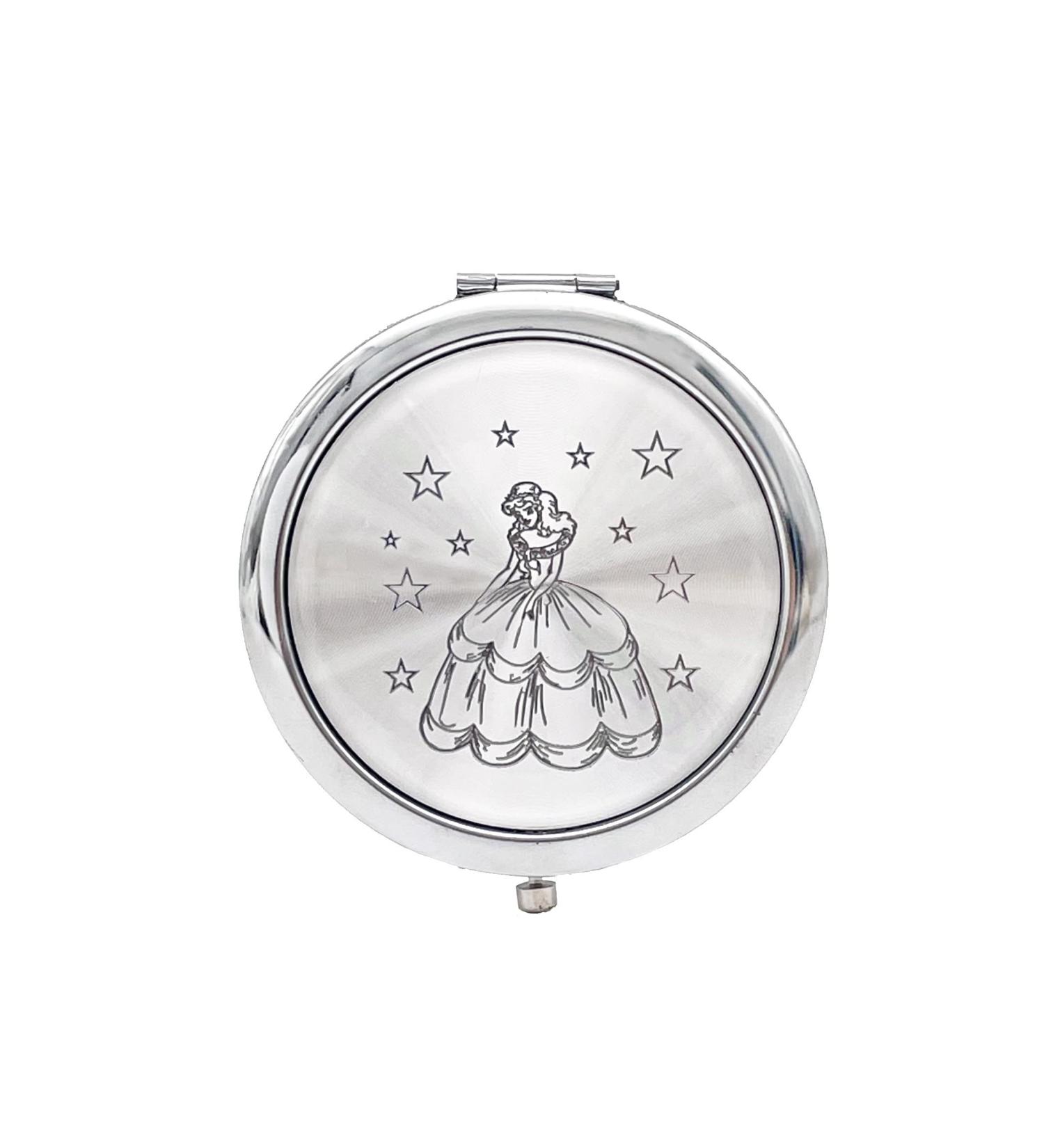 12 Pcs Quinceanera Compact Mirror Princess Birthday Party Favors (White Silver) - Buy Online on GoSupps.com