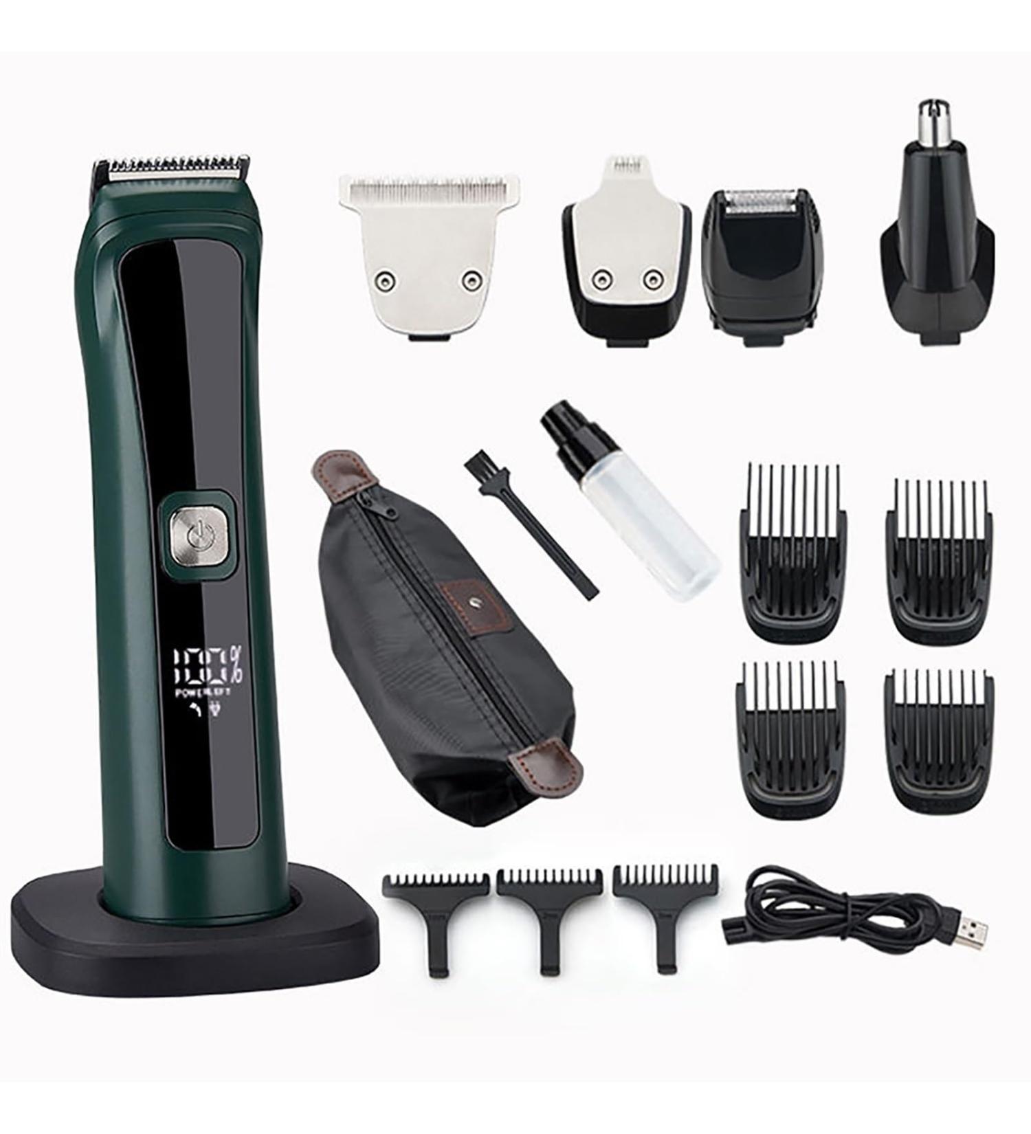Beard Trimmer for Men - Rechargeable Electric Shaver & Grooming Kit | Mustache Body Nose & Ear Hair Grooming | Perfect Gift for Men - Buy Online on GoSupps.com
