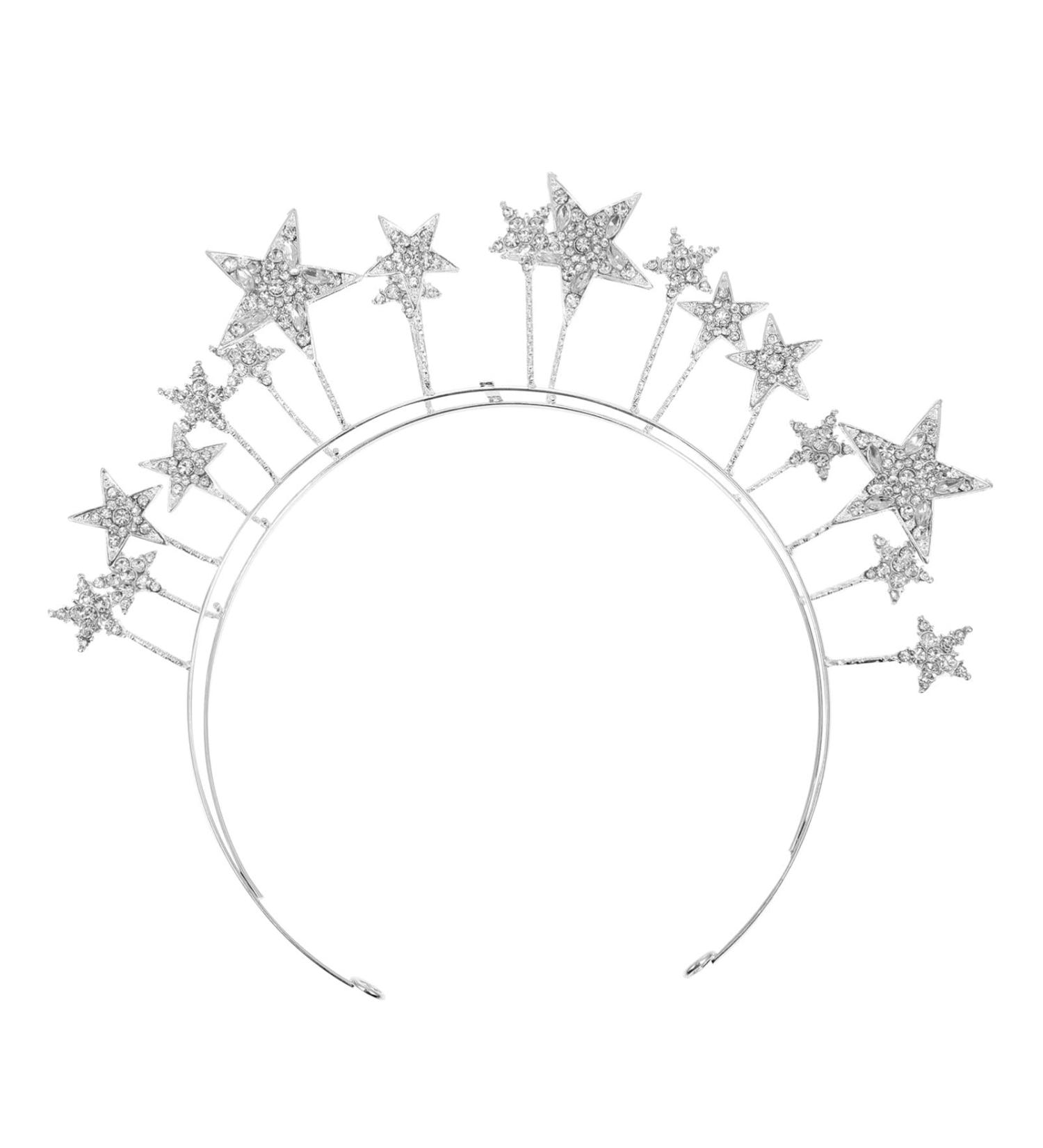 Beaupretty Star Headband Christmas Headband Rhinestone Glitter Star Headband Xmas Hair Accessories New Year Headband for Party Festival Holiday Birthday - Buy Online on GoSupps.com