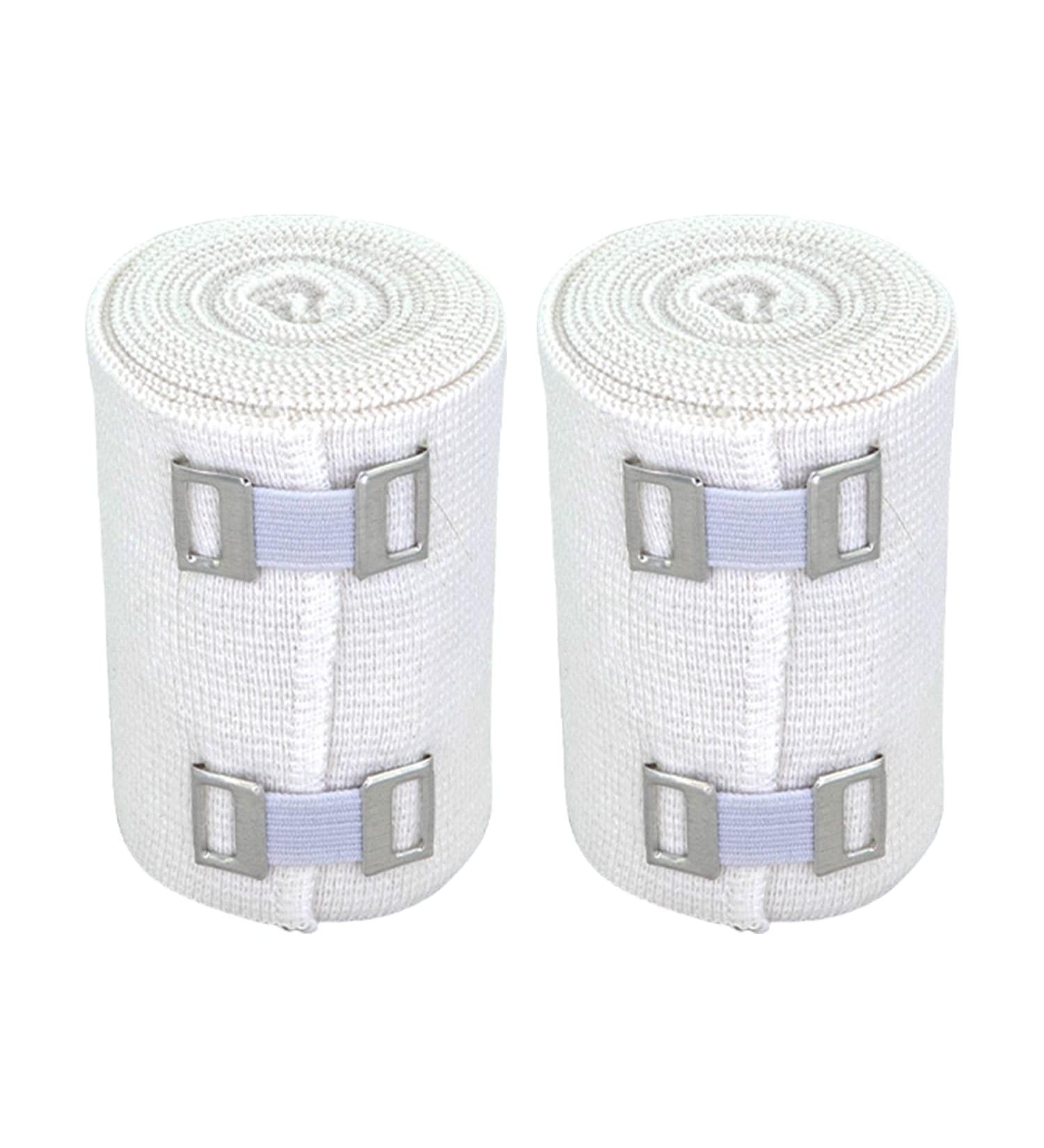Buy 3 Organic Latex-Free American Cotton Comfort Elastic Bandages - White 2 Pack | International Shipping Available - Buy Online on GoSupps.com