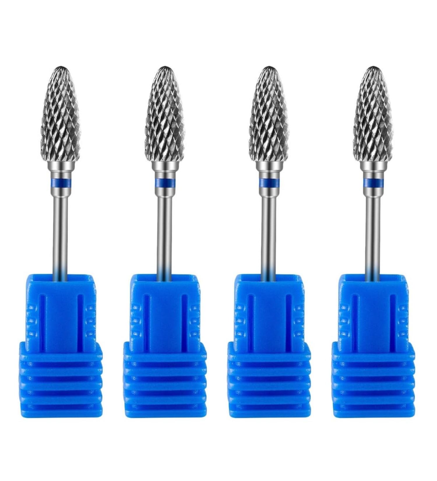 POPETPOP 4pcs Nail Polisher Drill Bits for Metal Nail Grinding Drill Bit Wisking Tool Electric Nail Bits Nail Polish Heads Nail Polishing Head Tools Drill Nail Manicure Tungsten Steel Alloy 7x1.3.cmx4pcs As Shown 2x4pcs - Buy Online on GoSupps.com