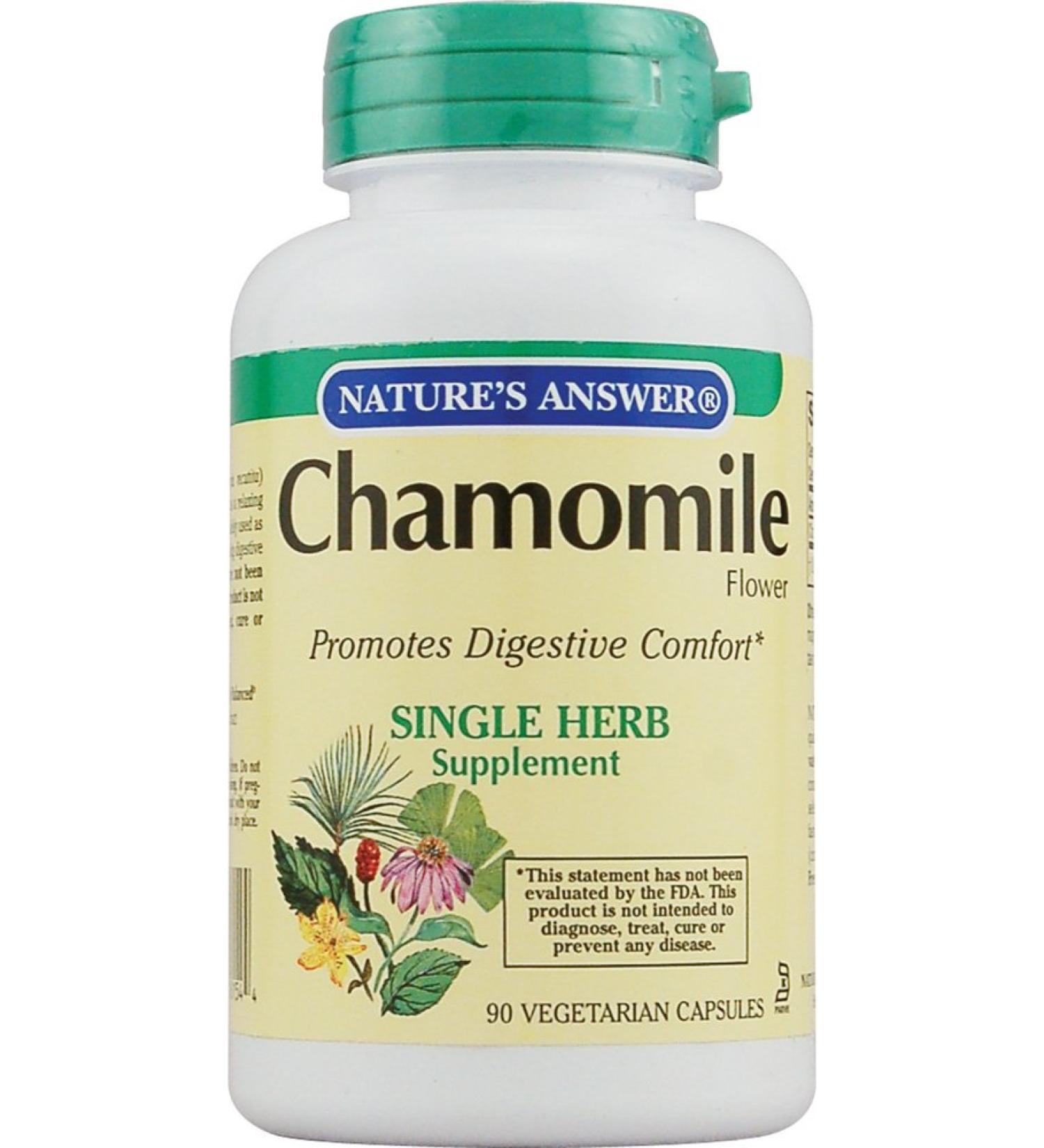 Nature's Answer Chamomile Flower 90-Count