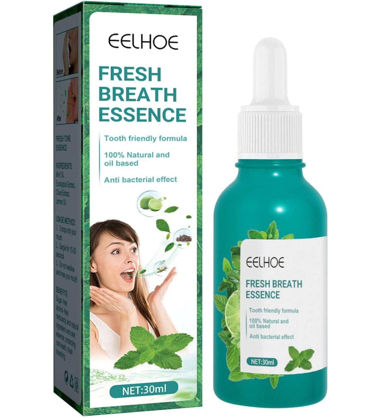RUCRAK 2pcs Mint Mouth Drops - Bad Breath Remedy Professional Throat Essence Easy to Carry! - Buy Online on GoSupps.com