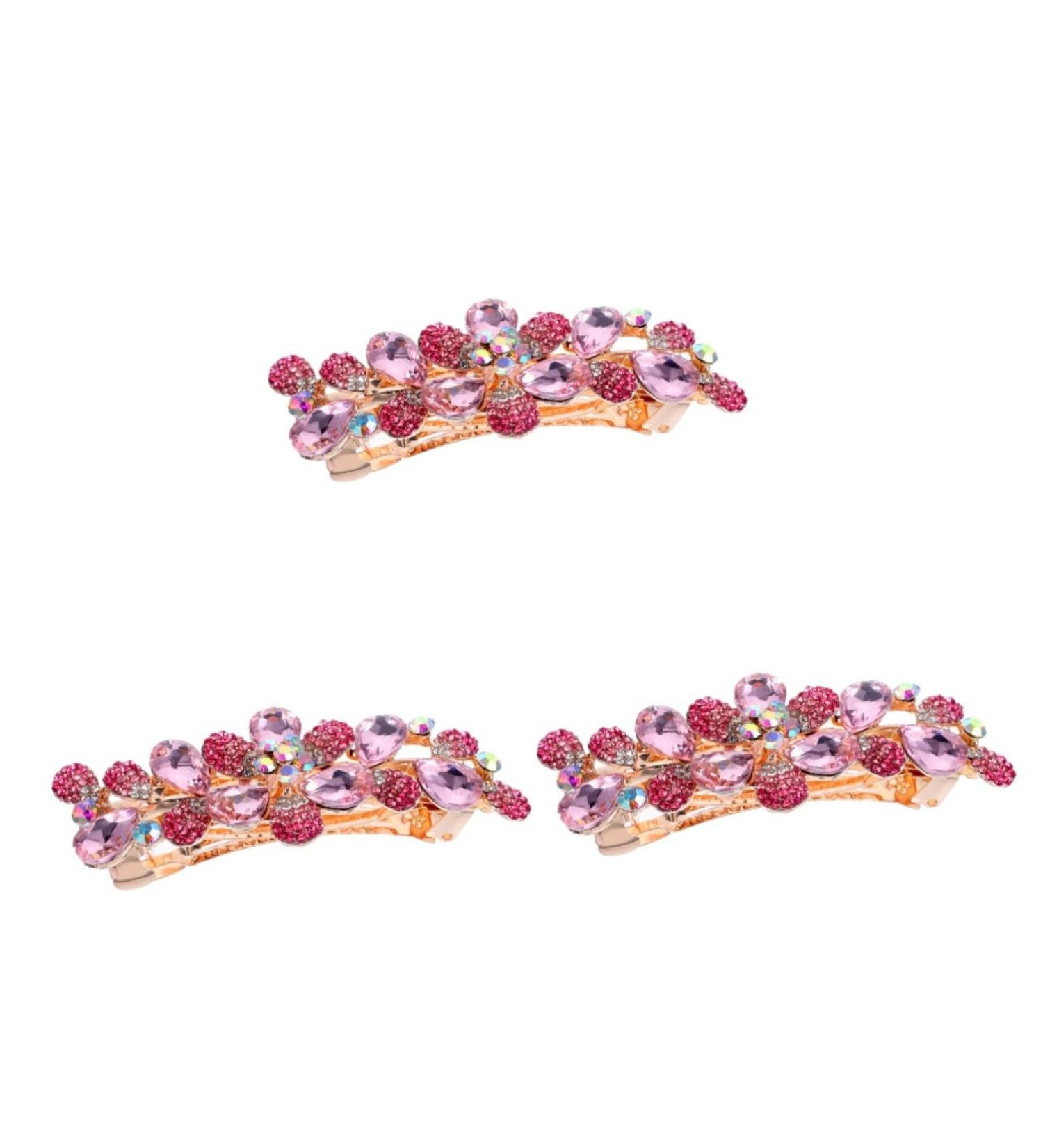 Beaupretty Metal Flower Hair Clip rhinestone clip Flower clip barrettes for women thin flower barrettes for women barrettes for women Bling Miss rhinestones temperament Spring Hair Clips - Buy Online on GoSupps.com