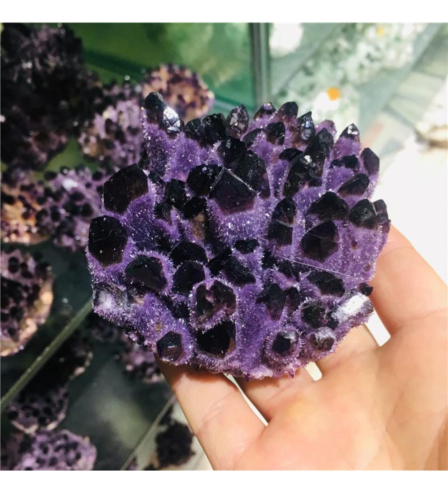 Amethyst Rough Stone Natural Amethyst Specimen Purple Quartz Stone Raw Home Decor (Size : 300-400g) HOMEZHOU - Buy Online on GoSupps.com