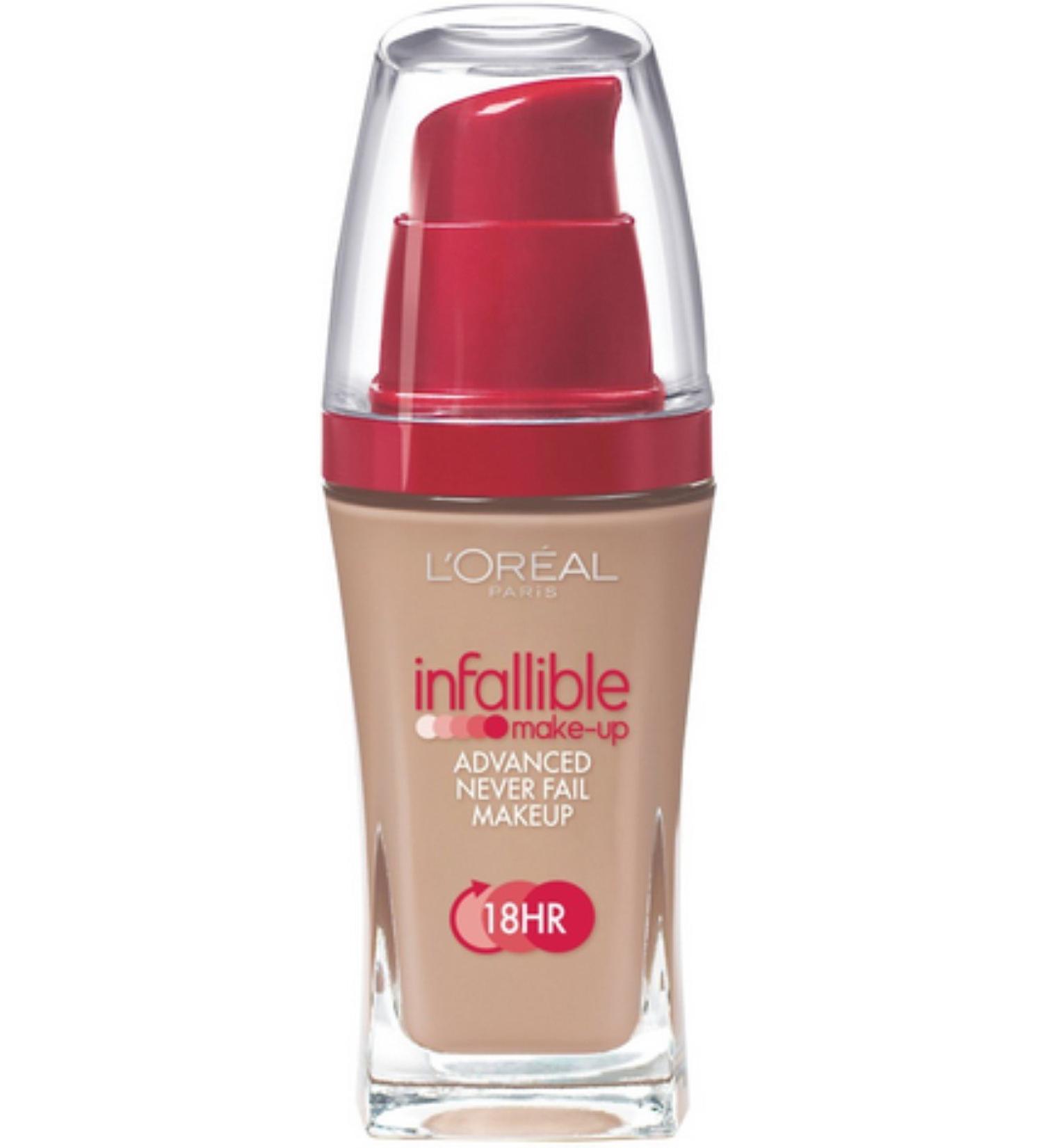 L'Oreal Infallible Advanced Never Fail Makeup Creamy Natural 607 1 oz (Pack of 2)