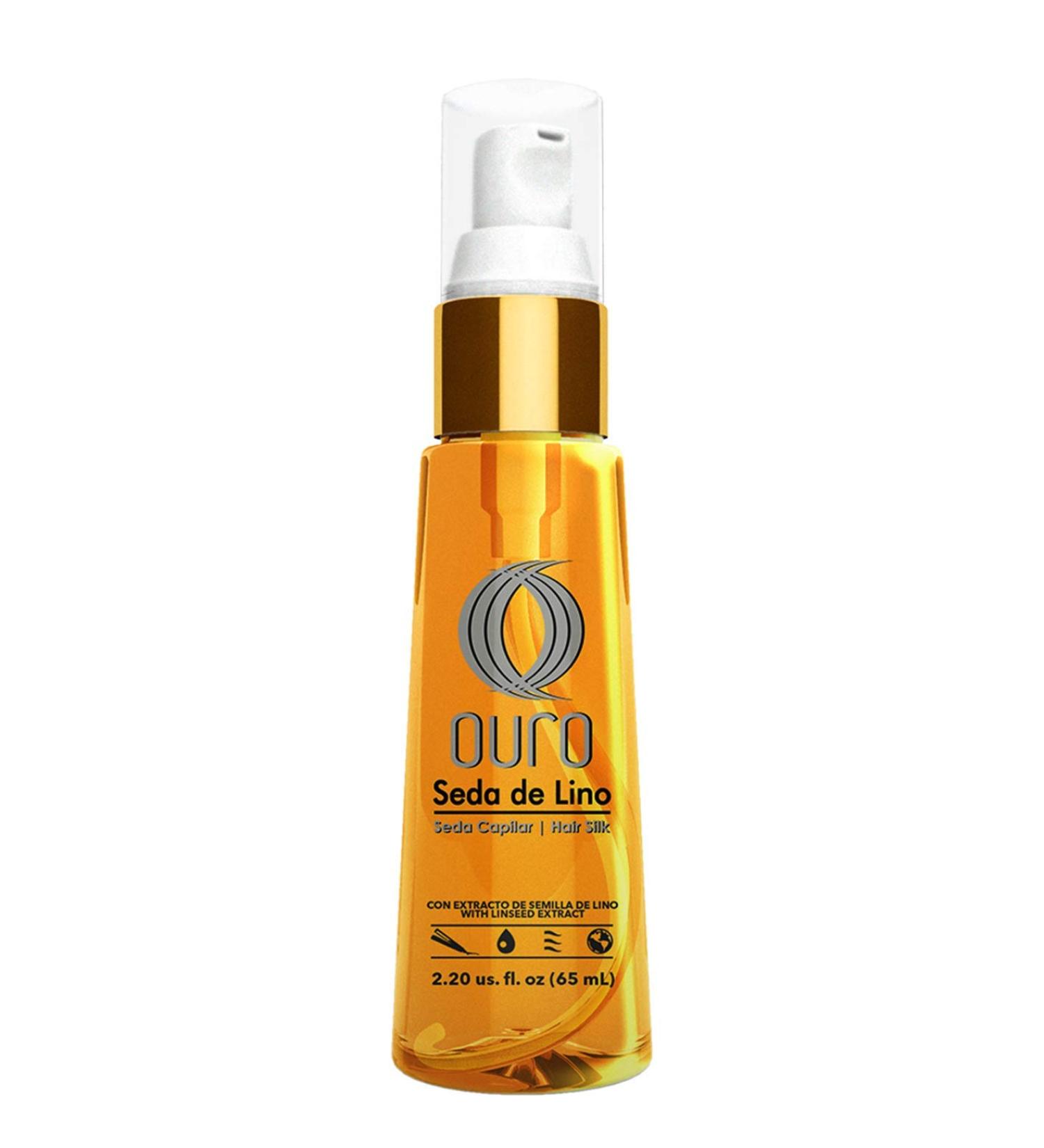 Ouro Seda de Lino Linseed Extract Hair Silk 2.2 oz