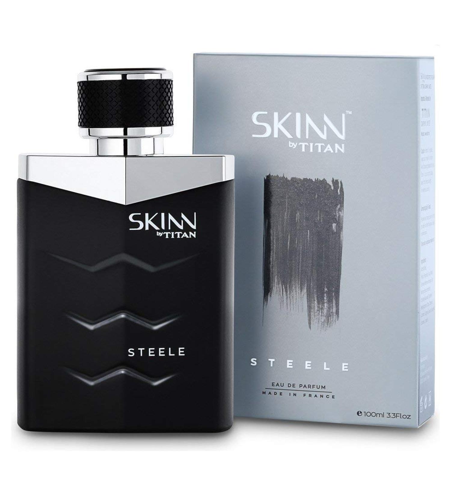 Sk'innByTitan Steele Long Lasting Fresh Edp For Men | Perfume For Men | Eau De Parfum For Men | Premium Luxury Fragrance | 100ml (3.38 Fl Oz) - Buy Online on GoSupps.com
