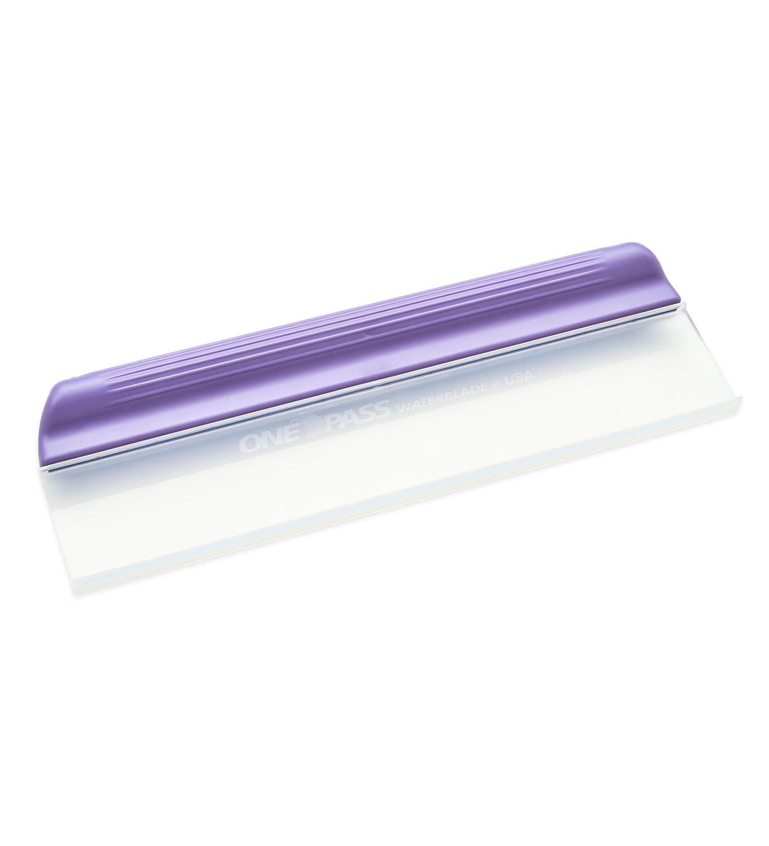 One Pass 12 Classic Waterblade Silicone T-Bar Squeegee - Purple - Buy Online on GoSupps.com