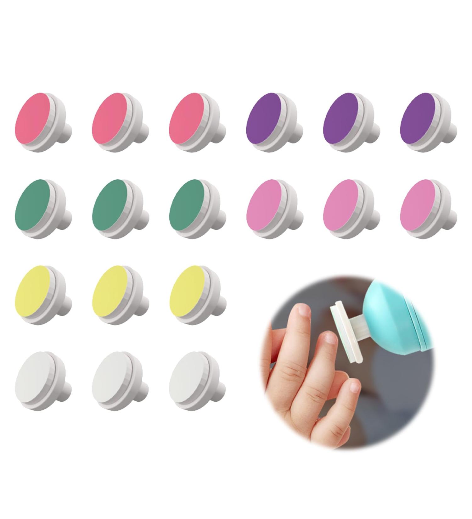 18-Pack Baby Nail Trimmer Replacement Pads & Electric Grinding Heads | Safe Baby Nail File Care - Buy Online on GoSupps.com