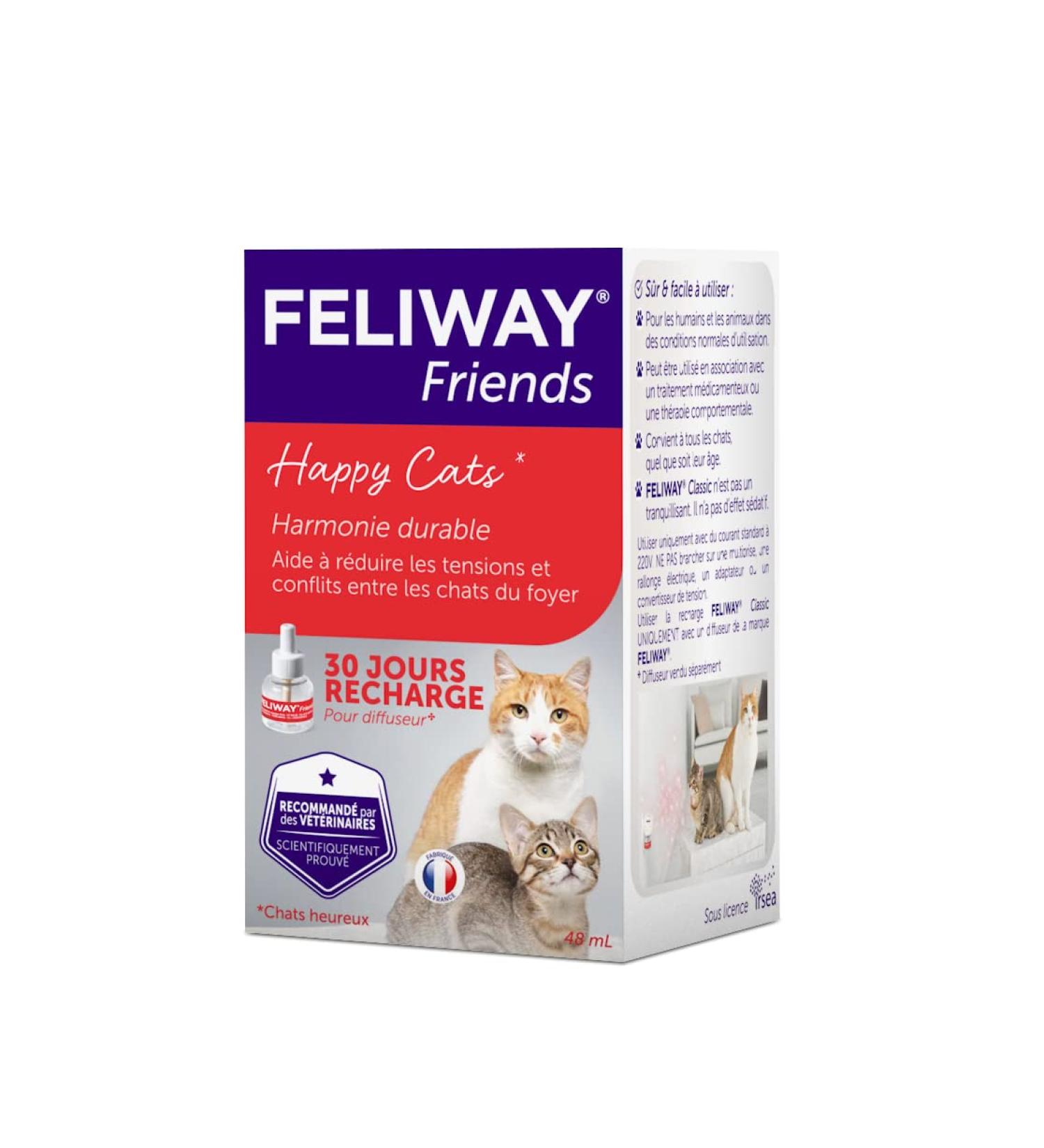 FELIWAY Friends Anti Conflit pour Chat - Recharge 48 ml - Buy Online on GoSupps.com