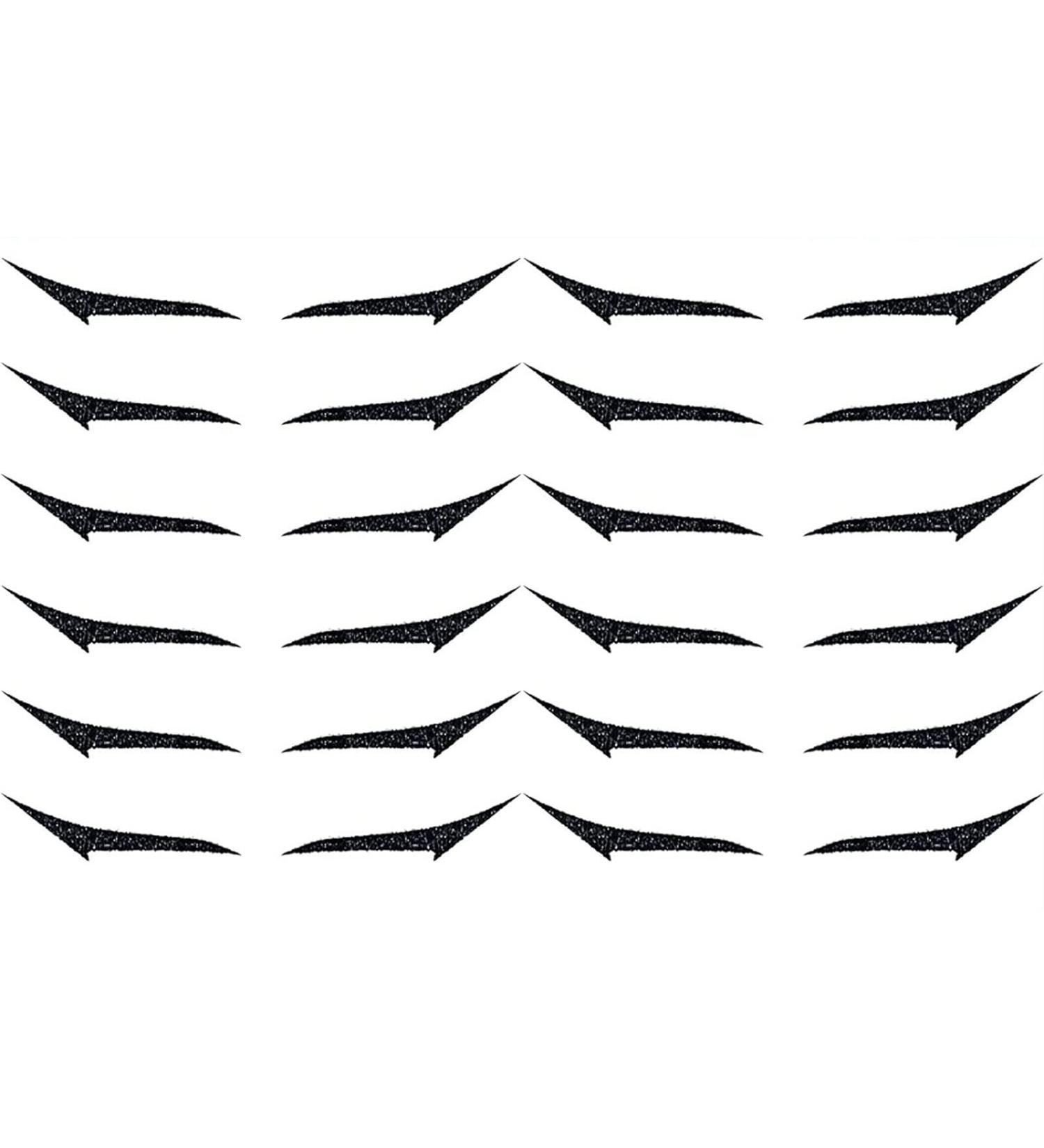 12 Pair Stick On Eyeliner Strips Stick On Glitter Eyeliner Stick On Eyeliner Glitter Double Eyelid Tape Eye Line Strip (Color : 12 Pairs-a) - Buy Online on GoSupps.com
