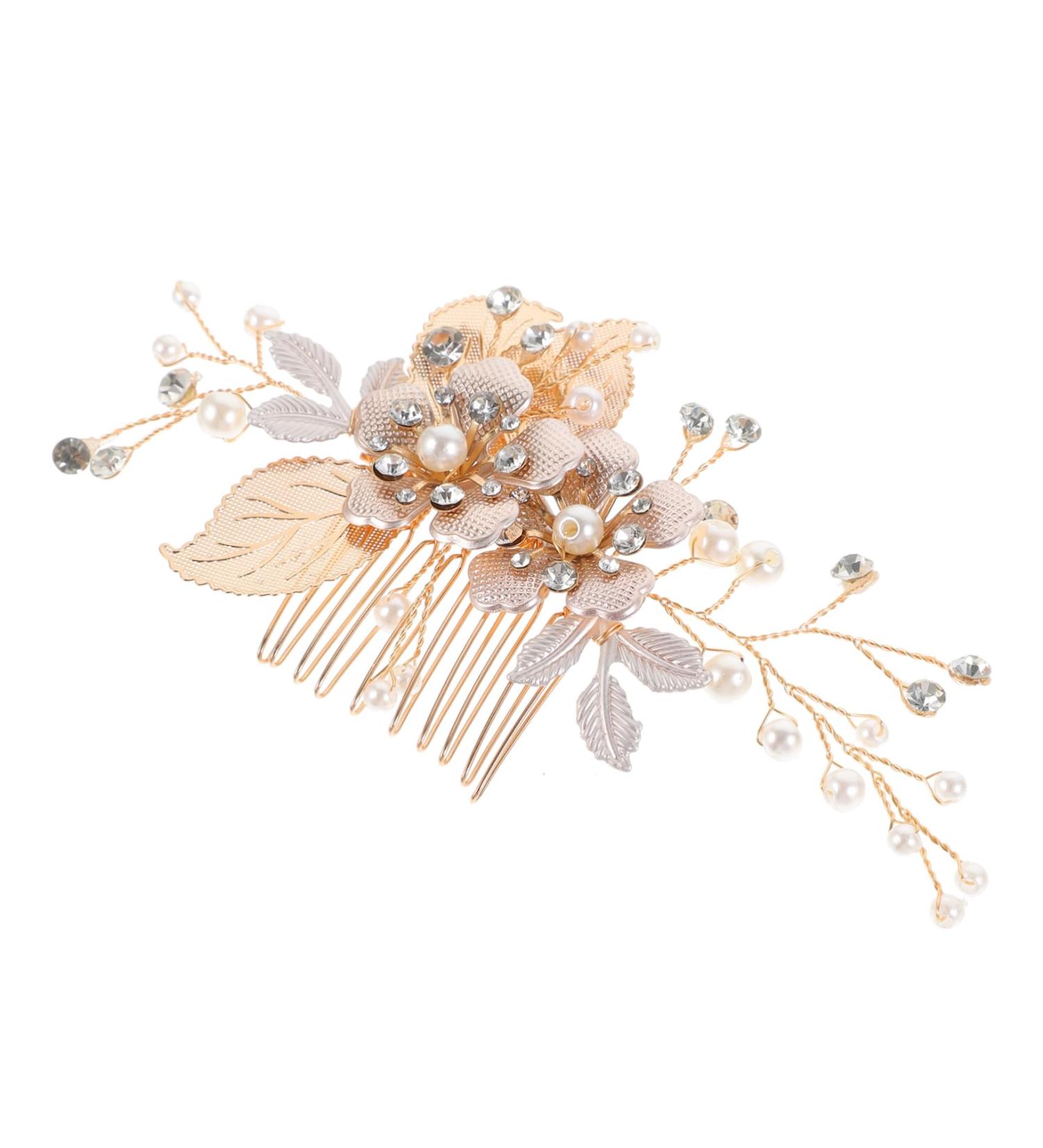 PLAFOPE Hair Comb Hair Styling Accessories Fairy Jewelry for Women Flower Hair Accessories Hanfu Hair Accessories Wedding Hair Clip Aesthetic Hair Accessories Bride Hair Accessories - Buy Online on GoSupps.com