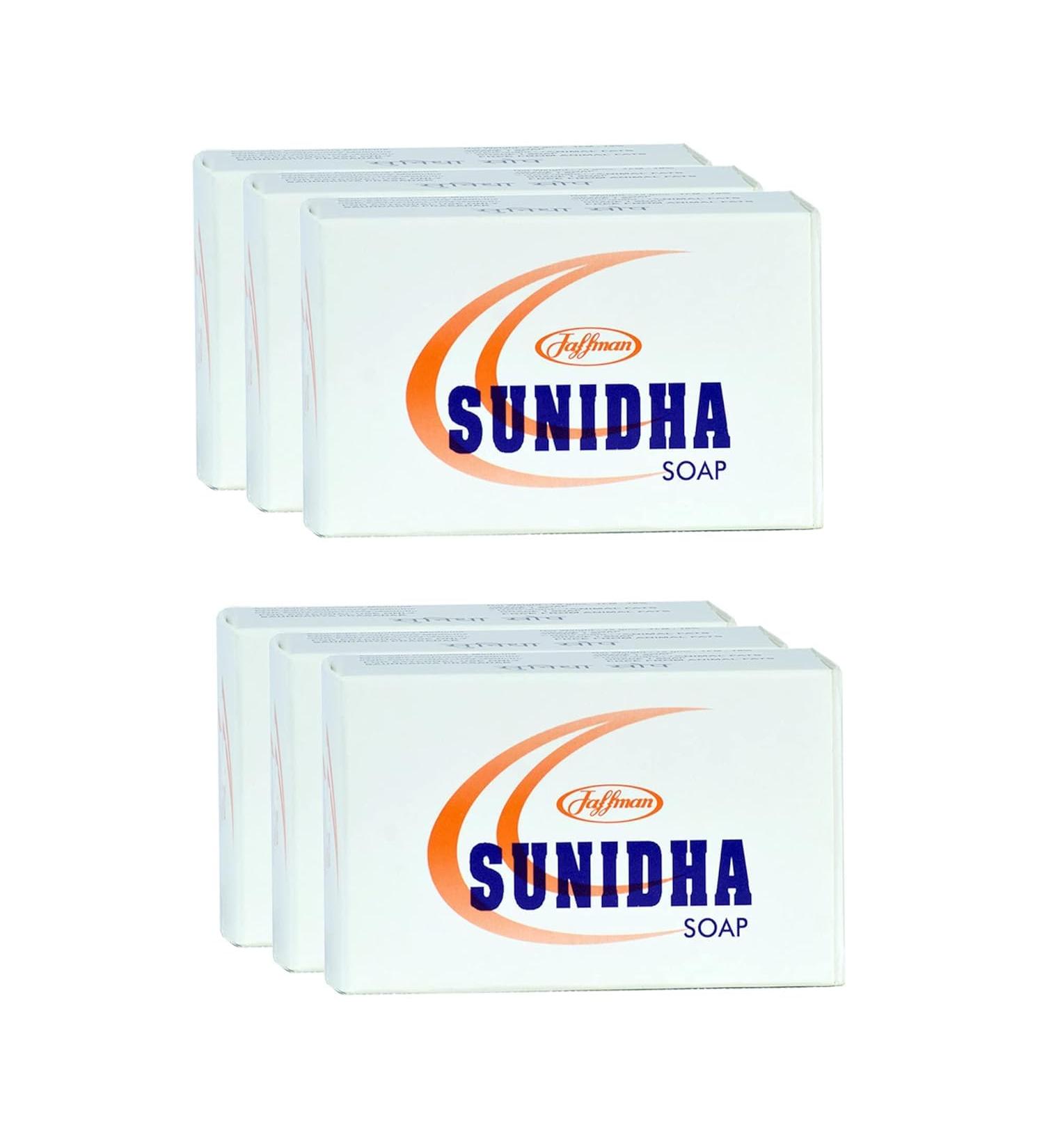 Suni.dha Moisturizing Soap with Milk Aloe Vera Tulsi & Neem - Soft & Nourished Skin for Men & Women (Combo Pack of 6) - International Shipping Available - Buy Online on GoSupps.com
