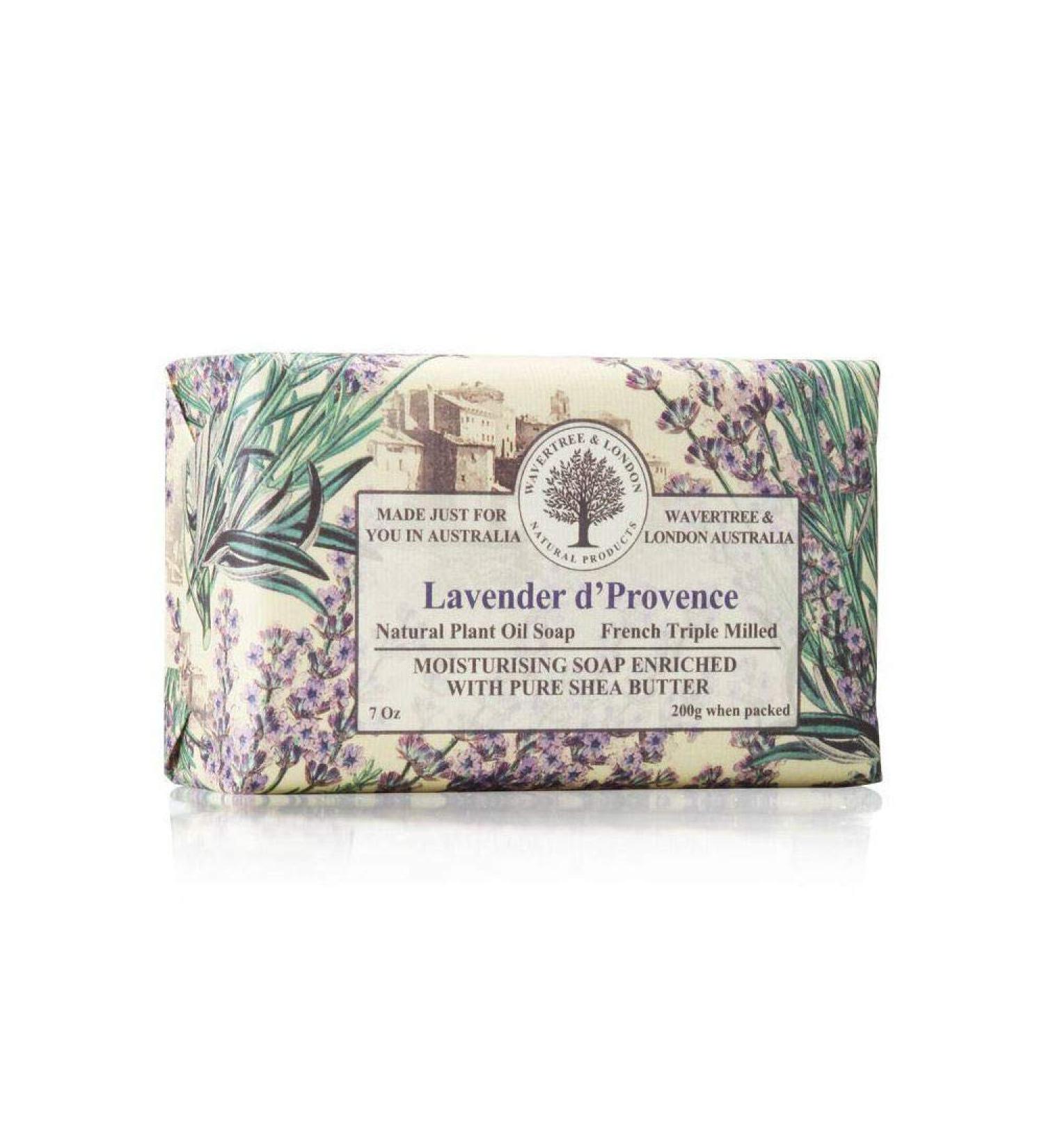 Wavetree & London Lavender d'Provence 200g/7oz French Triple Milled Soap