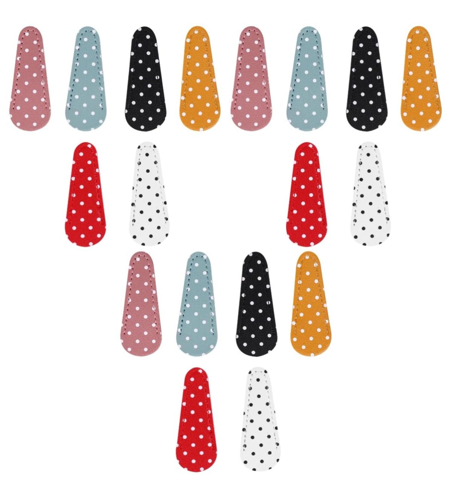 Beavorty 3-Piece Ginkgo Leather Scissor Protector Covers - Polka Dot Safety Sheath for Eyelash Scissors (2.5x6.3cm) - International Shipping Available - Buy Online on GoSupps.com