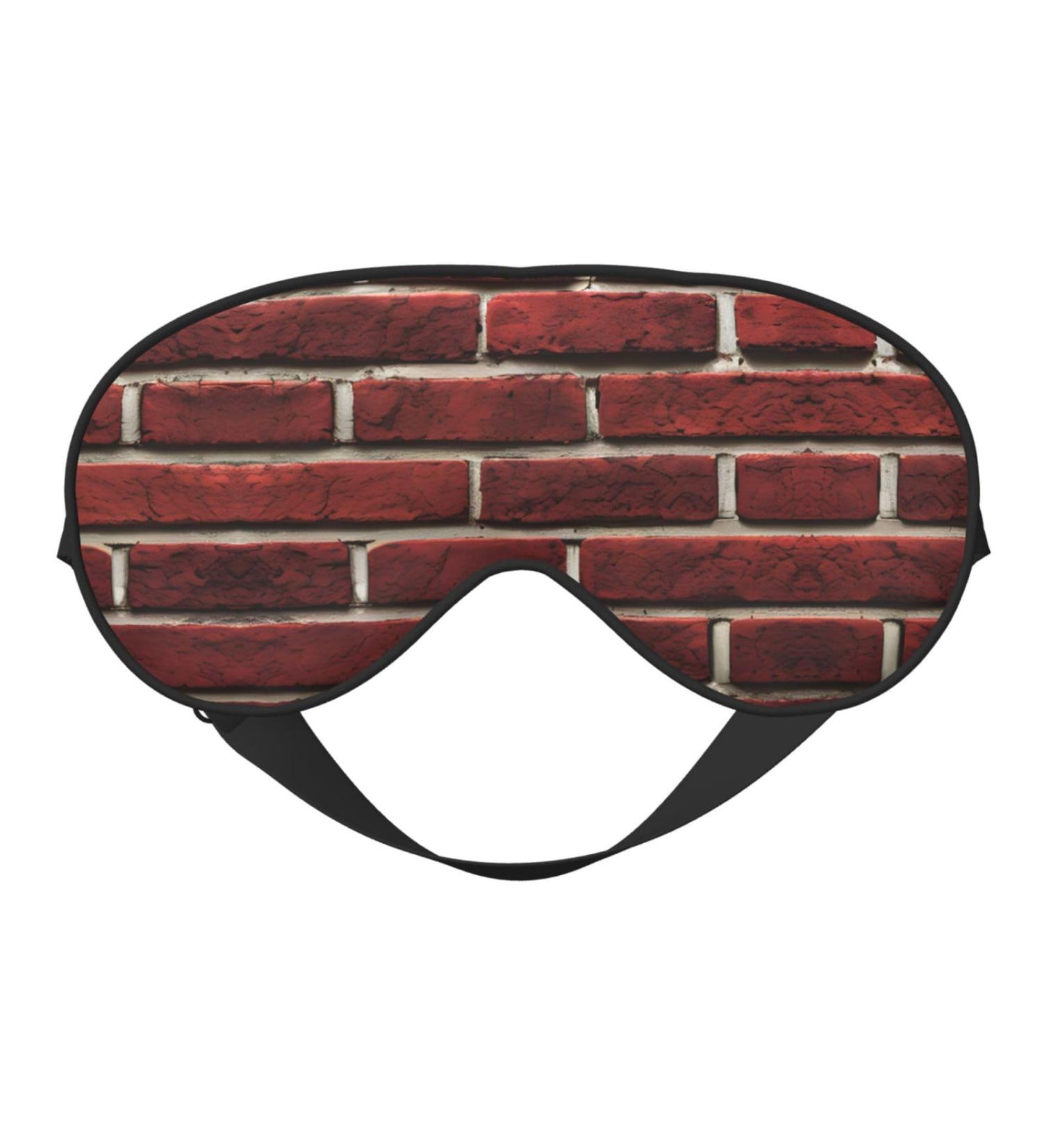 SSIMOO Brick Red Soft Sleep Eye Mask - Breathable Travel Eye Patch for Women | Relaxation & Comfort - Buy Online on GoSupps.com