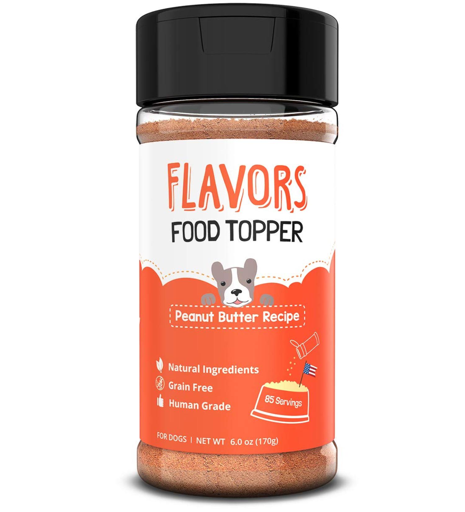 Natural Human Grade Grain-Free Dog Food Topper & Gravy - Peanut Butter Flavor 6oz - Perfect Kibble Seasoning for Picky Eaters - Buy Online on GoSupps.com