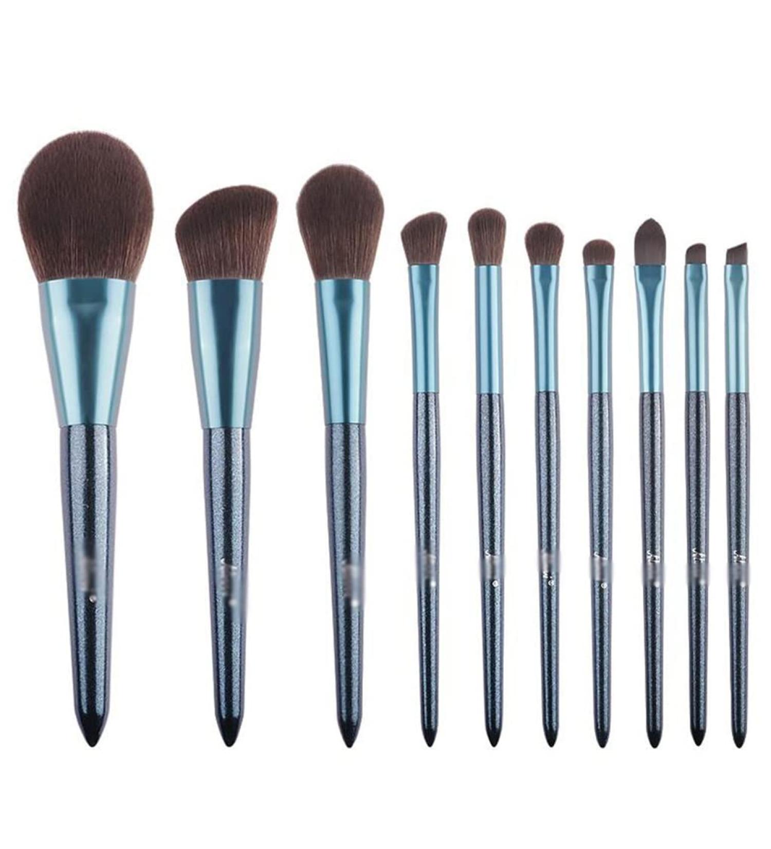 Buy Galaxy Makeup Set - Bionic Ash Brushes Loose Powder & Blush Brush | International Shipping Available - Buy Online on GoSupps.com
