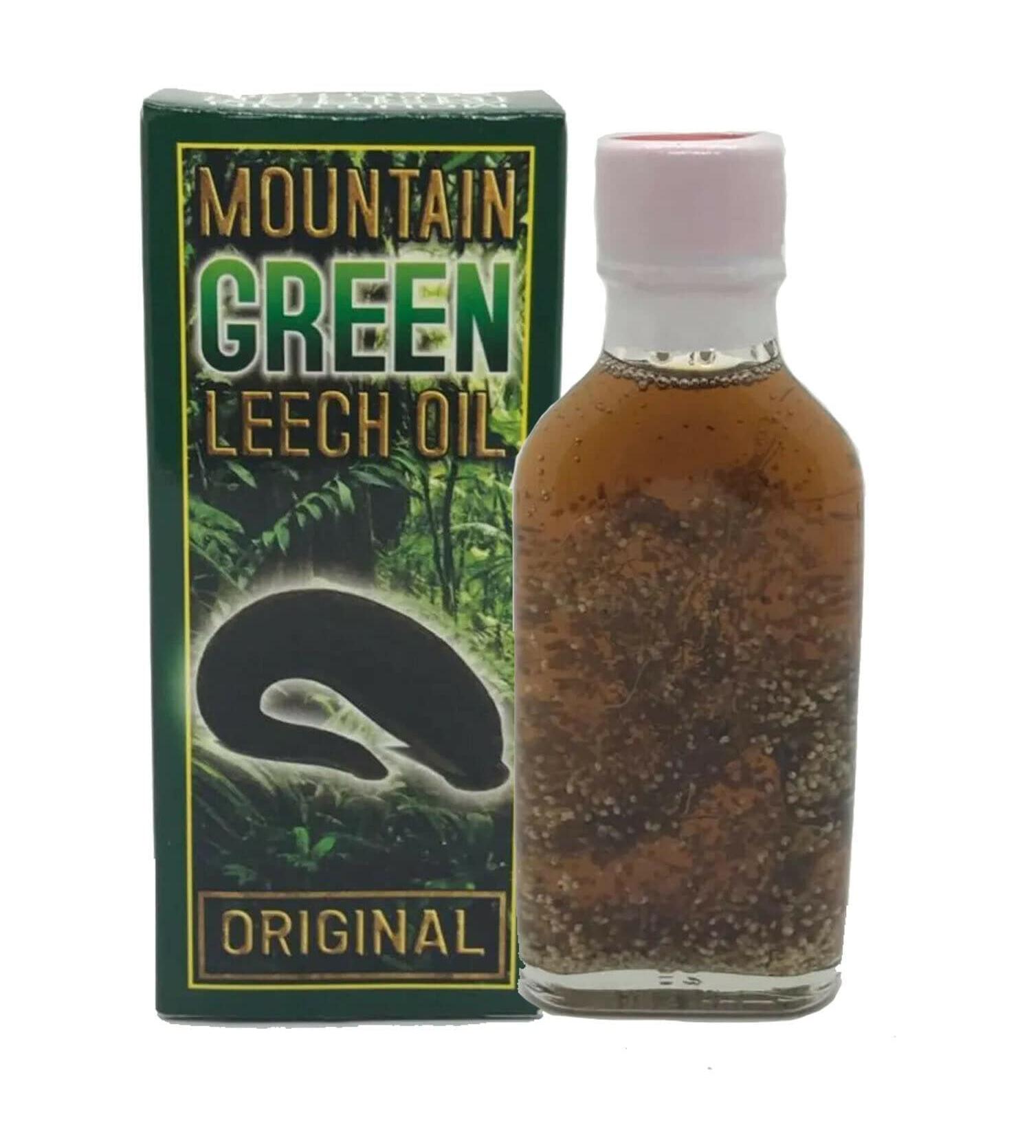 Leech Oil Green Mountain - Essential Oil for Men's Extension Growth & Sex Delay | Boost Performance - Buy Online on GoSupps.com