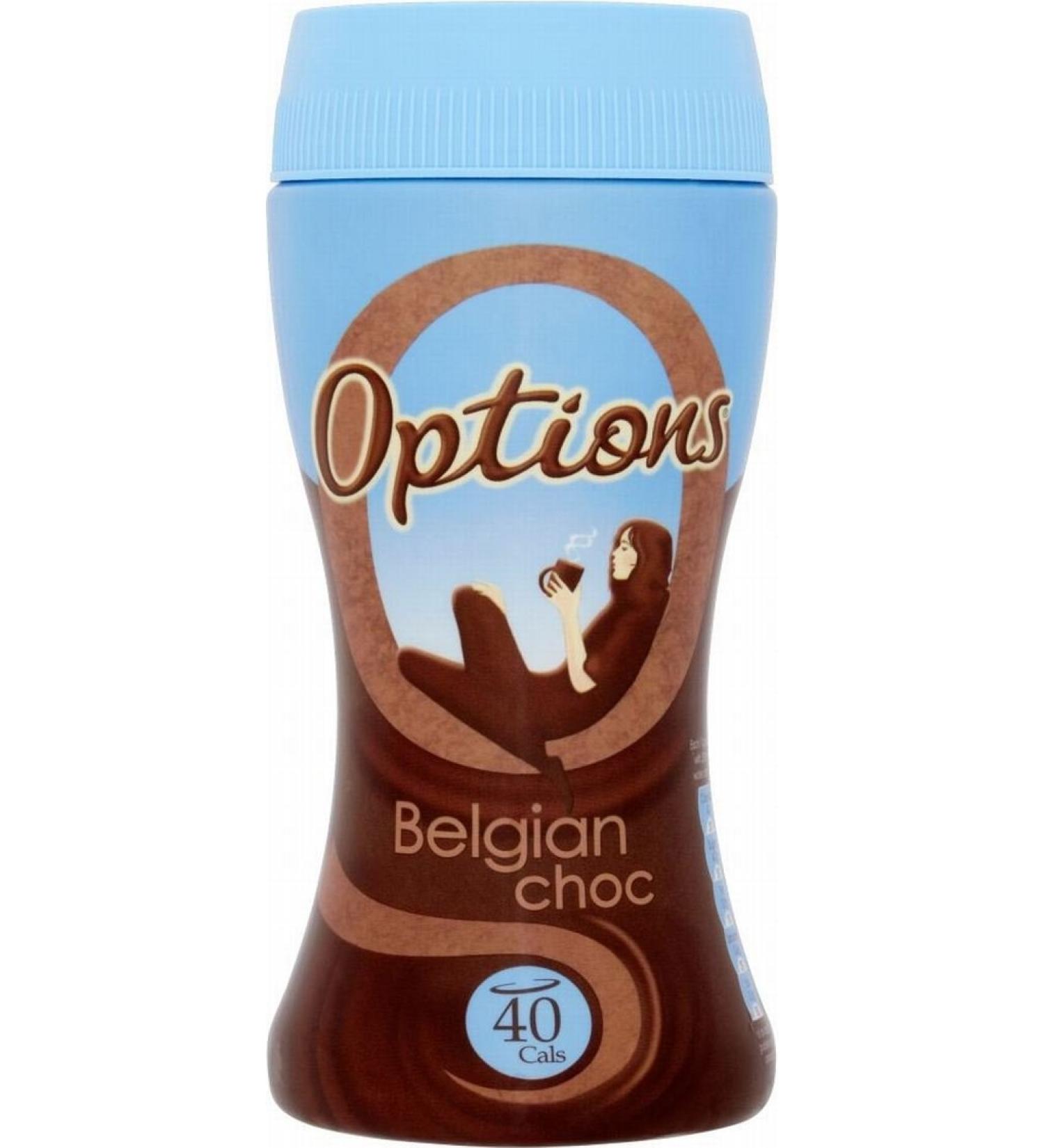 Options Chocolat Belge Bocal 220G - Paquet de 6