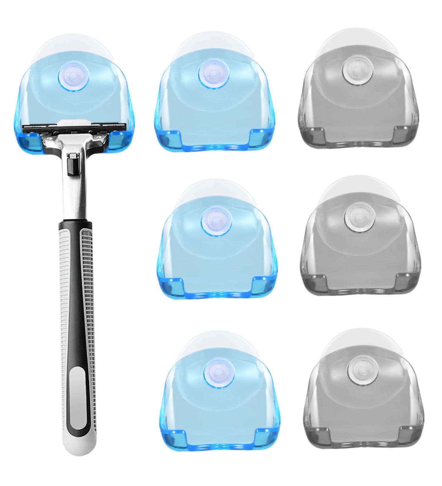 Minkissy 6-Piece Suction Hip Hooks - Bathroom Razor Holder & Wall Hanger Accessories - Buy Online on GoSupps.com