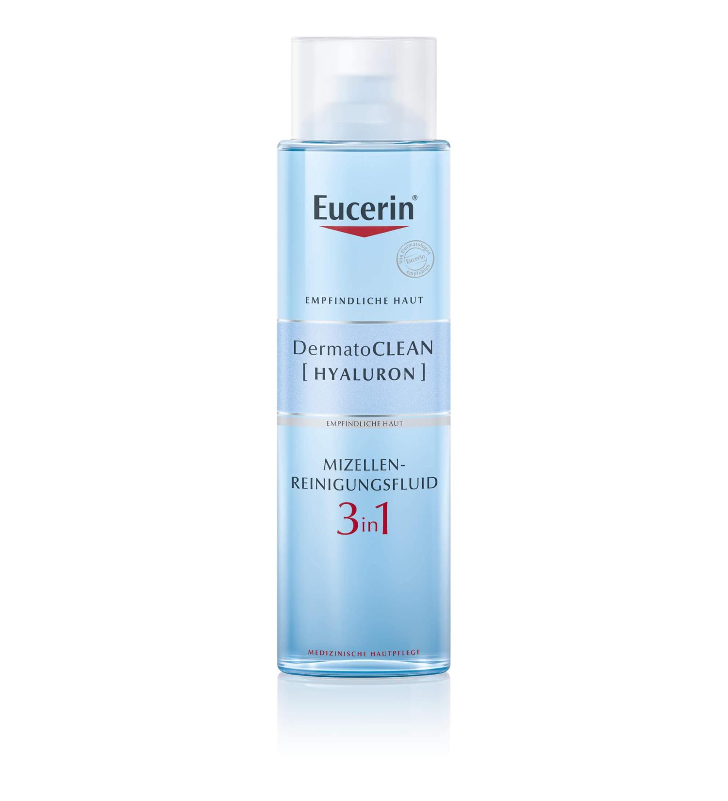 Eucerin DermatoClean Hyal. Mizellen Reinigung 3in1 400 ml Solution