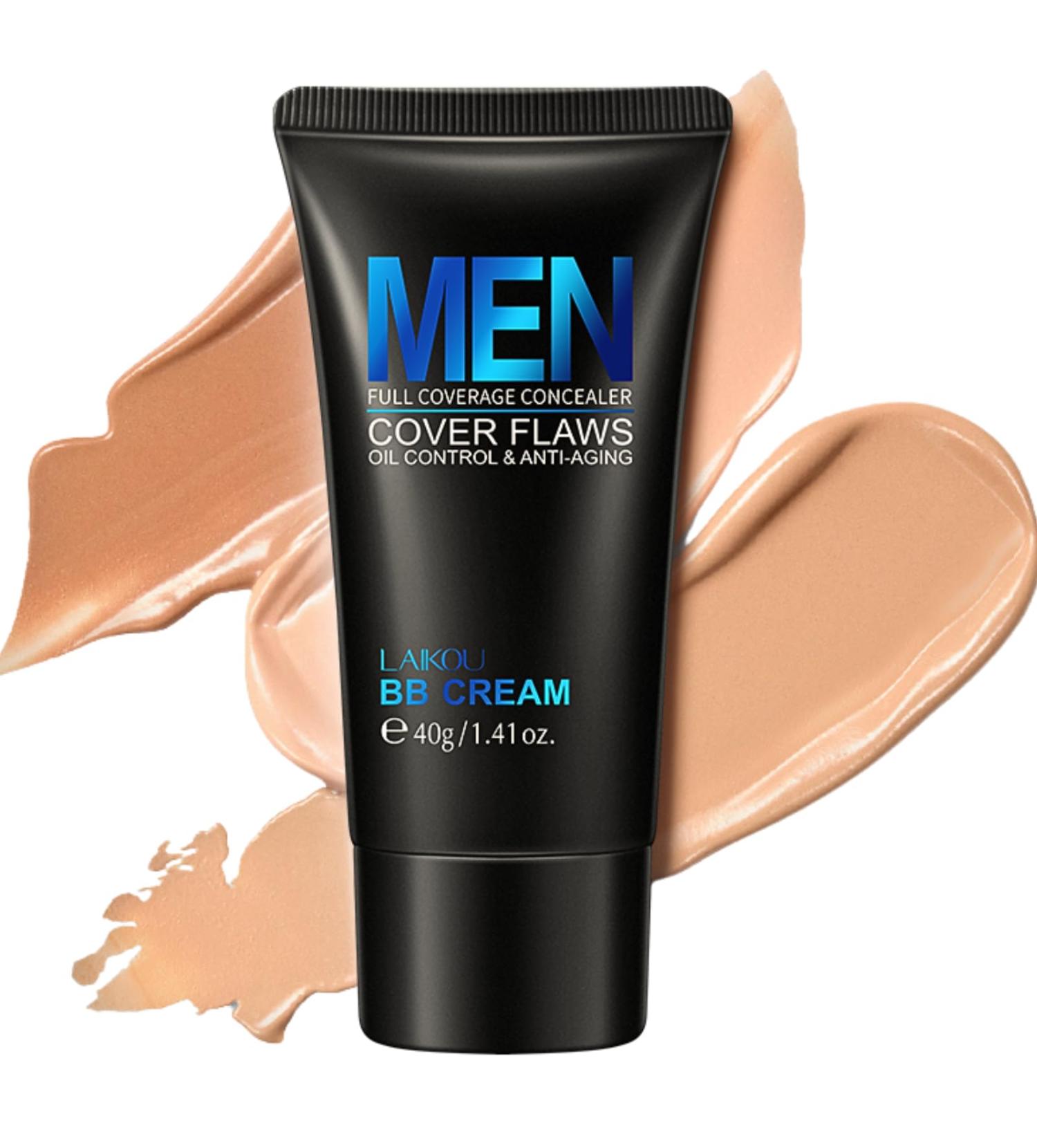 Trendyfave Mens BB Cream Foundation BB Cream Light Face Moisturiser For Oily Skin Concealer For Mature Skin Face Make-Up Anti Age Face Cream Anti Redness Cream For Face - Buy Online on GoSupps.com