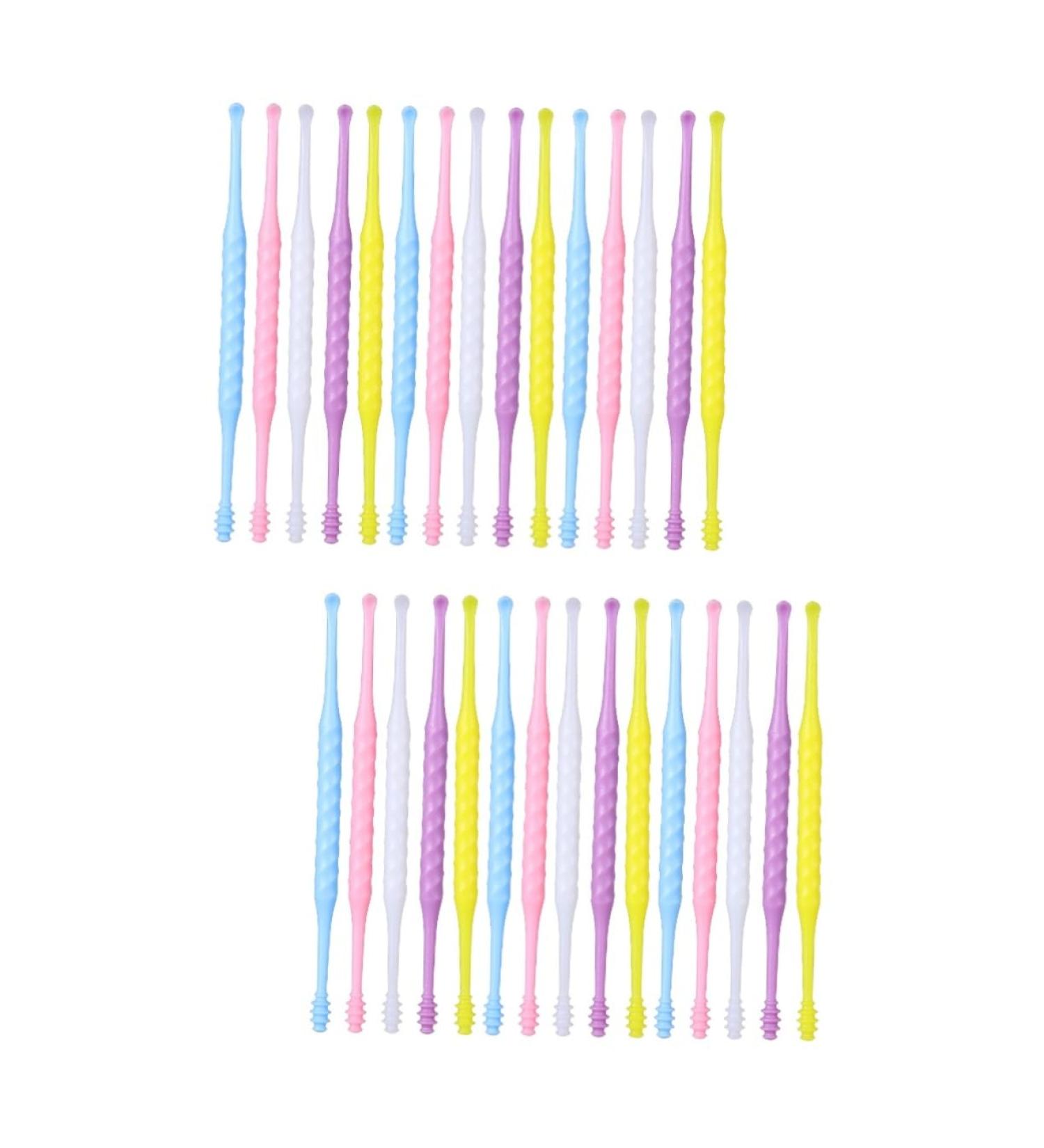 FRCOLOR 40pcs Double End Earwax Removal Kit Spiral Ear Cleaning Tools Earwax Cleaners 2 - Buy Online on GoSupps.com