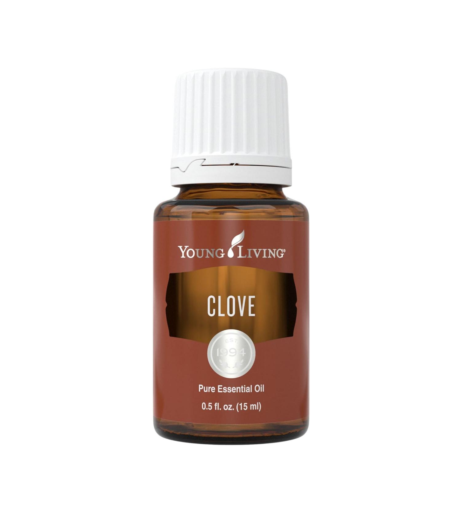 Young Living Clove Essential Oil 15 ml - Cleansing Properties for Thieves Dental Care & Oral Health | Warm Stimulating Aroma - Buy Online on GoSupps.com