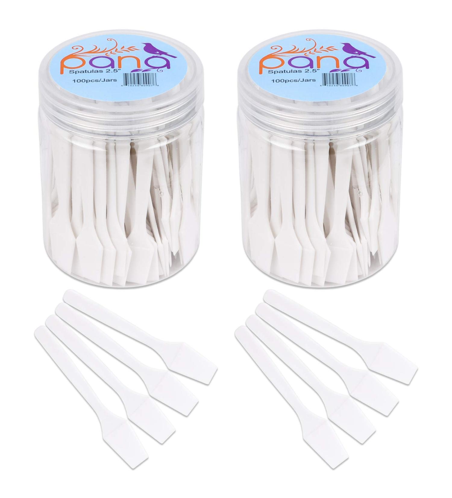 200 White Disposable Cosmetic Spatulas for Skin Care and Makeup Application - Buy Online on GoSupps.com