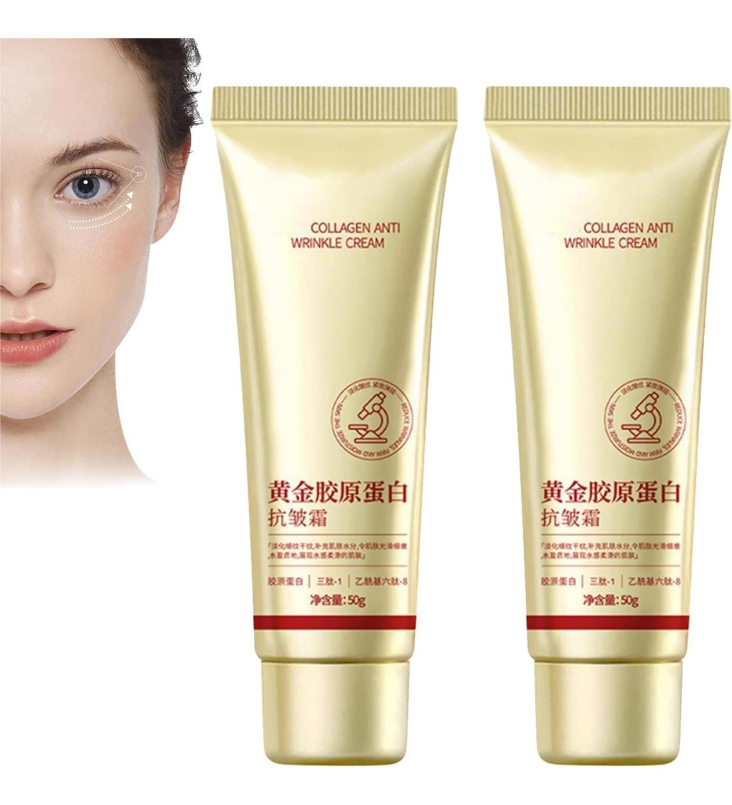 Cr me anti-rides au collag ne dor Cr me au collag ne dor Gold And Collagen Anti-Wrinkle Cream Cr me anti-rides au collag ne dor creme collagene visage Hydratant pour le visage au collag ne dor (2) - Buy Online on GoSupps.com
