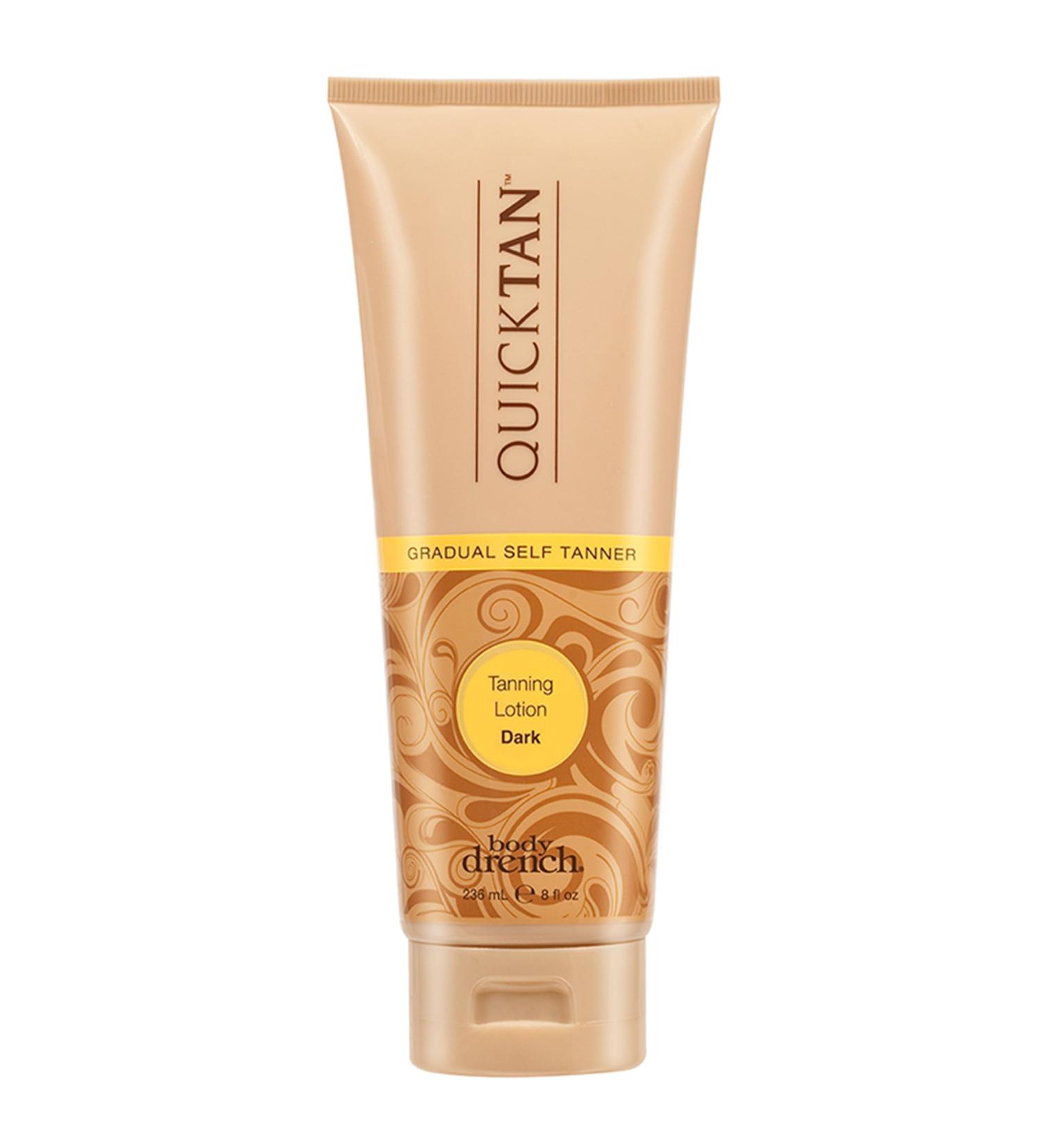 Body Drench Quick Tan Self Tanner Body Lotion Sunless Tanning Lotion for Women Natural-Looking Self Tan Dark 8 fl oz - Buy Online on GoSupps.com