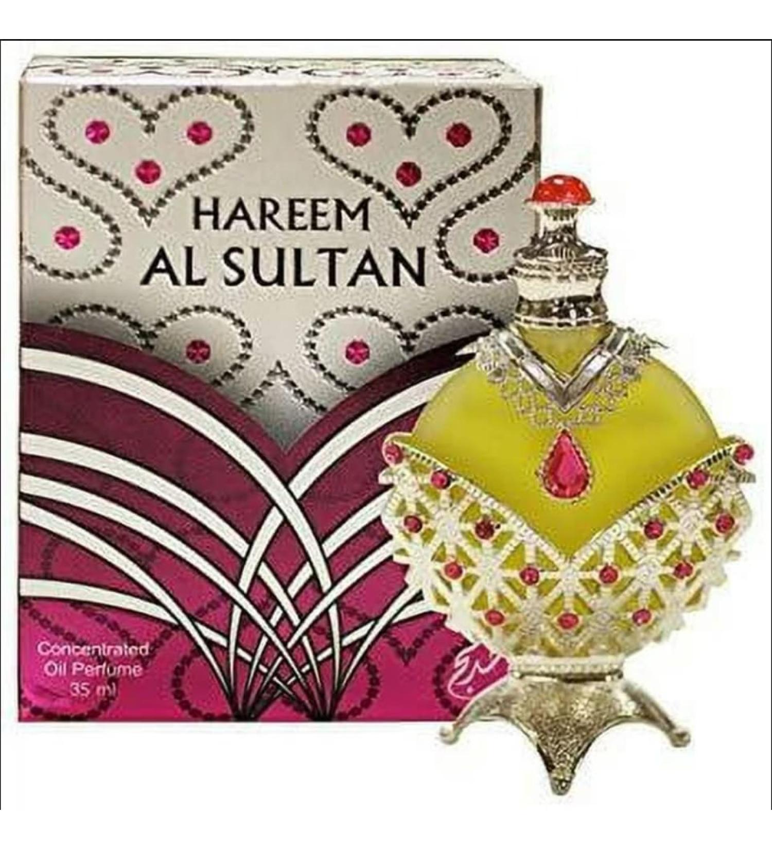 Al Sultan Silver Concentrated Pure Perfume Oil MUSKY Unisex 15ml. Pure Attar from United Arab Emirates The Sensuous Scent of Arabian Royalty