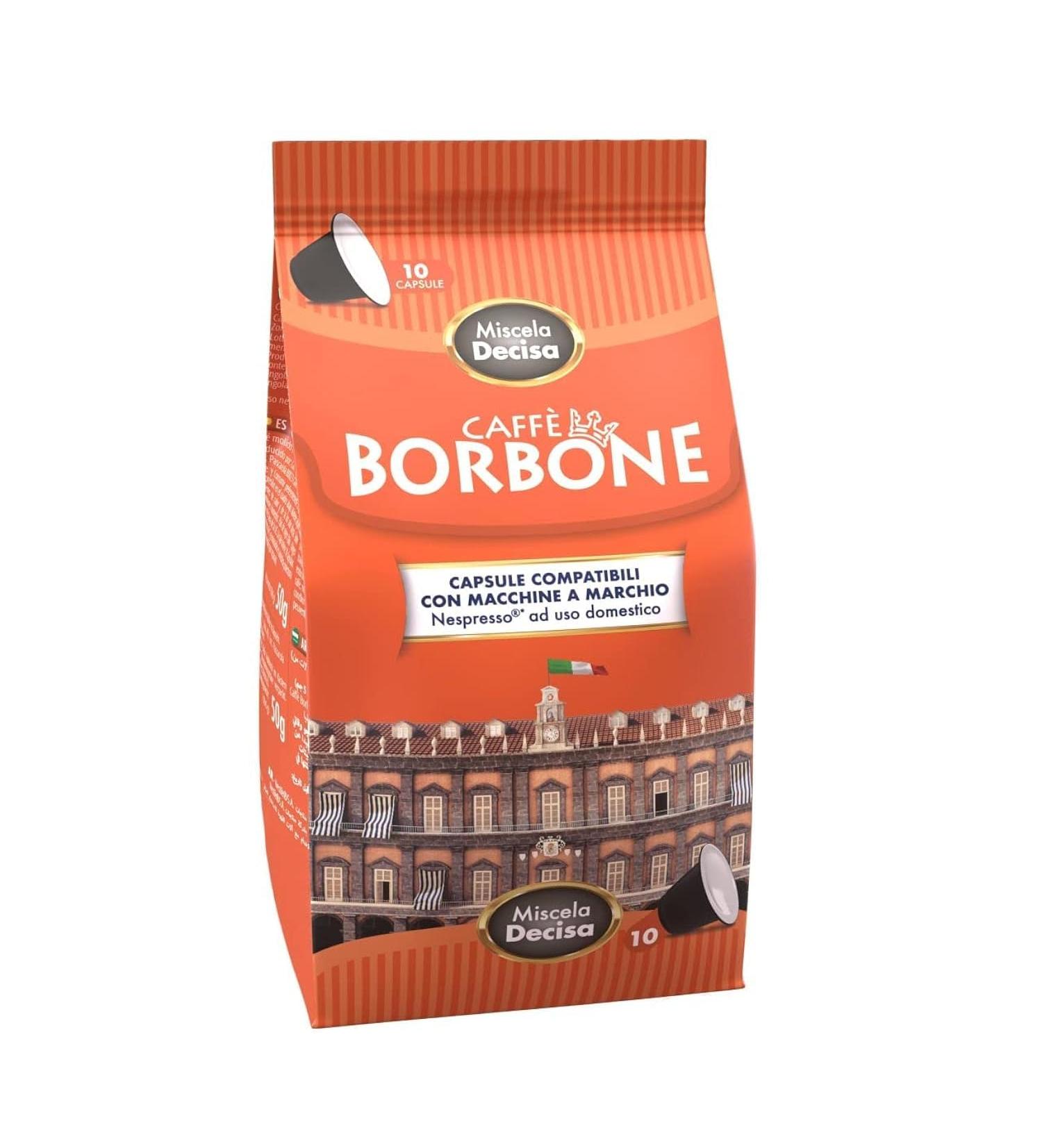10 Respresso - Comp. Nespresso - M lange Decisa - Caff Borbone - Buy Online on GoSupps.com