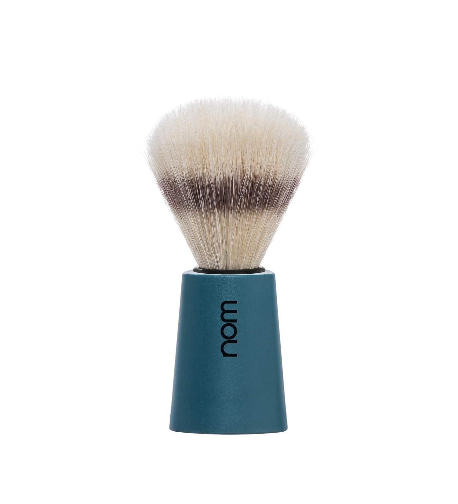 nom - Shaving brush - CARL series - Pure bristle - Plastic petrol ONE SIZE