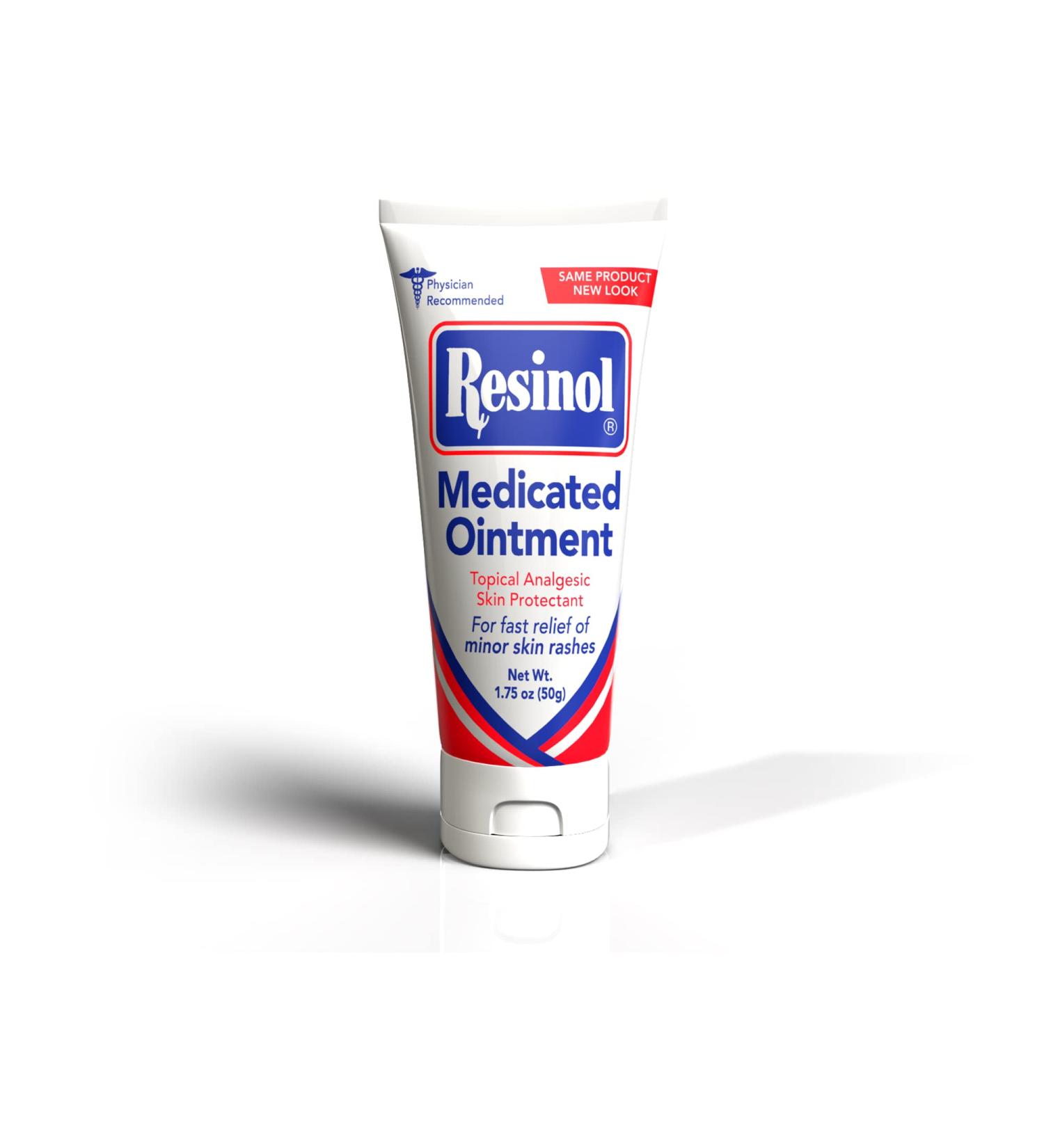 Resinol Medicated Ointment 1.75 oz Tube | Pain Relief & Skin Irritation Protection - Buy Online on GoSupps.com