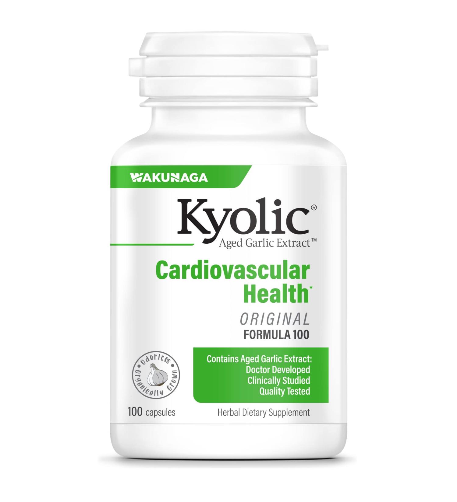 Kyolic Aged Garlic Extract Formula 100 Original Cardiovascular 100 Capsules - Packaging May Vary - Buy Online on GoSupps.com