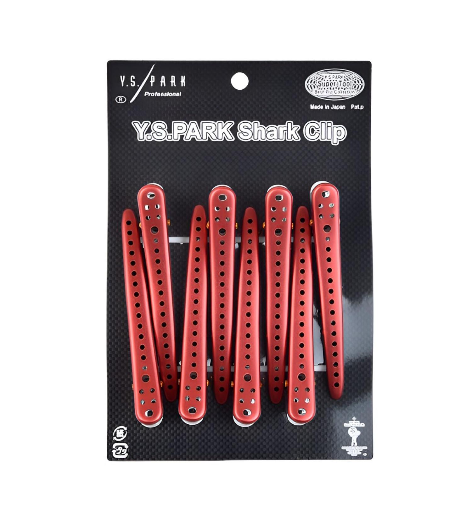 Y.S.Park Shark Clips Red (8)