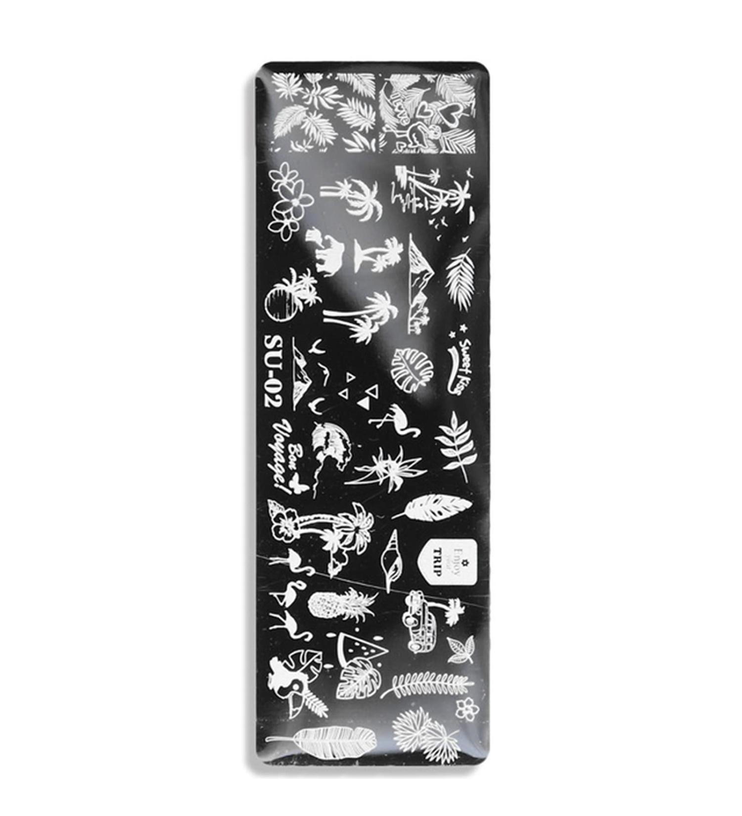 Sanwood Nail Stamps for Stunning Nail Art | Stainless Steel Manicure Tool Set for Women | Perfect Human Facial Pattern Templates - Buy Online on GoSupps.com