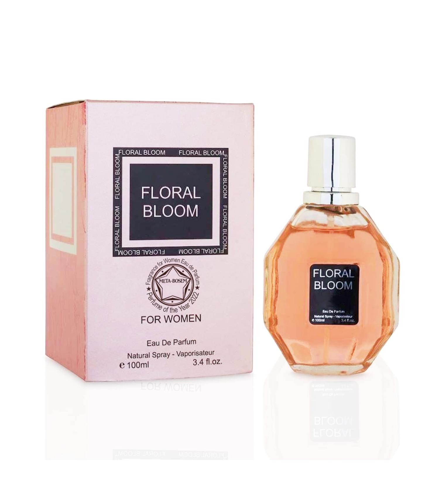 META-BOSEM Floral Bloom Fragrance Collection Eau de Parfum Natural Spray Classic Bottle Perfume for Women Floral Fresh Scent Wonderful Gift 3.4 Fl Oz/100 Ml - Buy Online on GoSupps.com