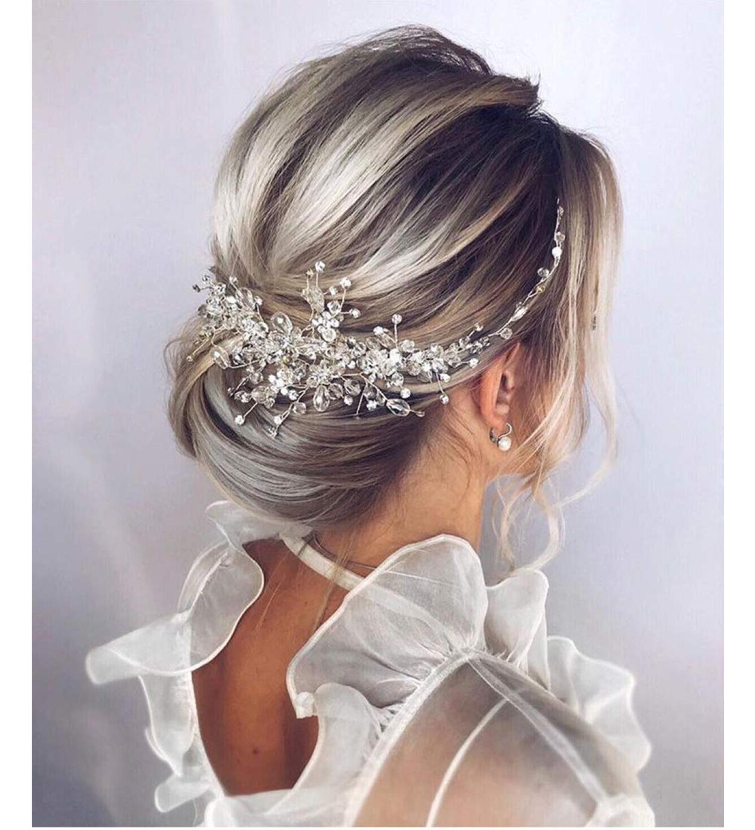 Denifery Makeup Crystal Bridal Jewelry & Hair Accessories | Elegant Wedding Headpieces & Combs - Buy Online on GoSupps.com