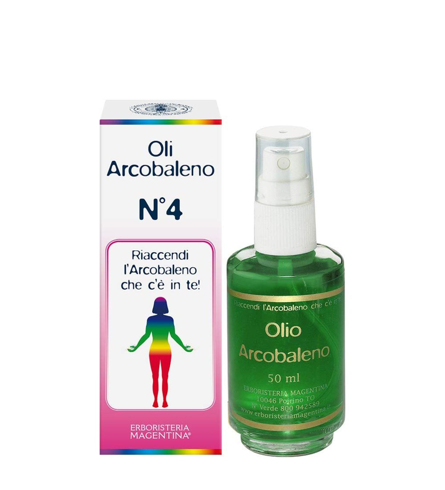 Erboristeria Magentina Olio Arcobaleno N.4 Verde 50 ml