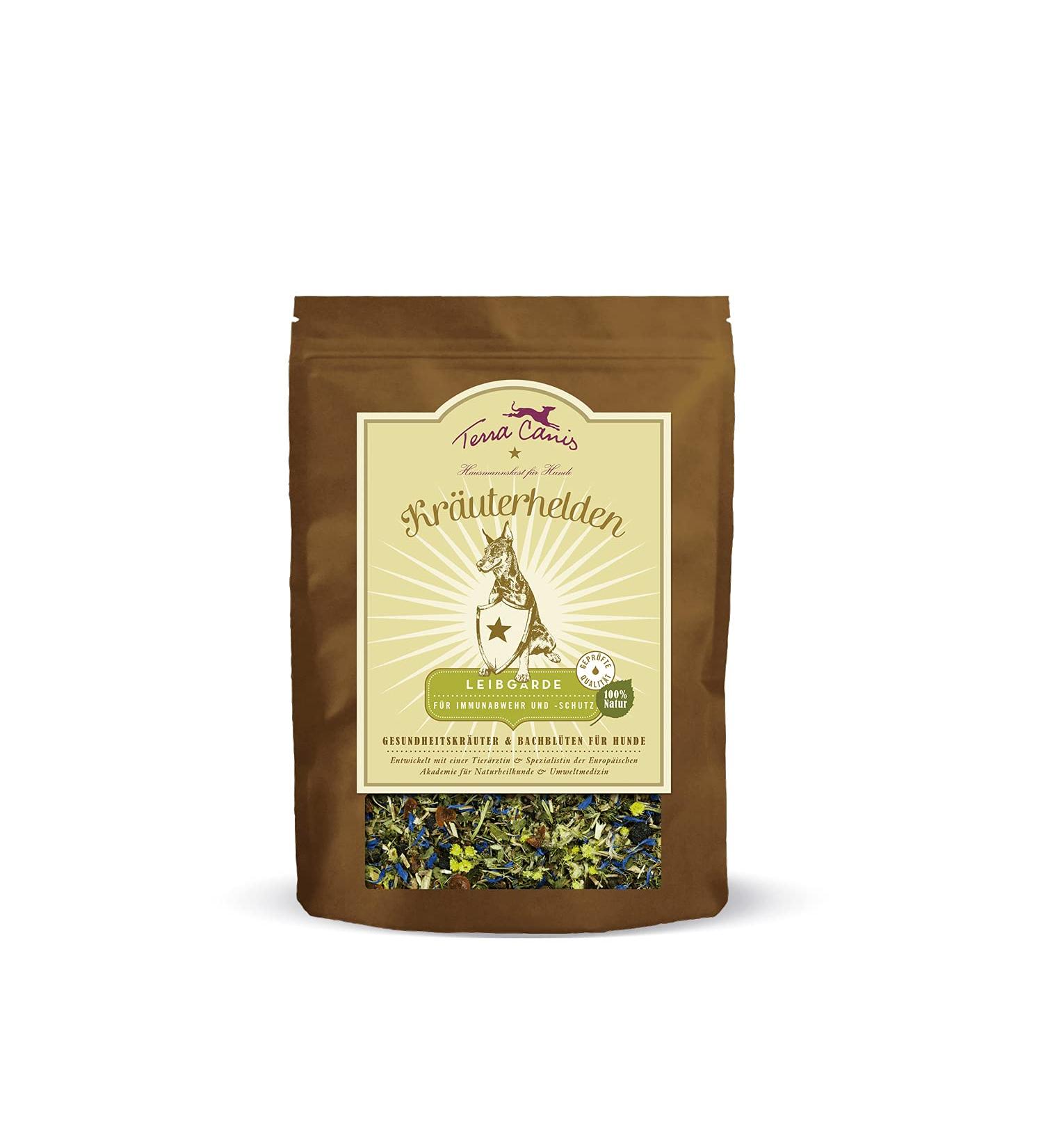 Terra Canis Leibgarde for Immune Defense & Protection - Herbal Heroes for Dogs | Natural Dietary Supplements with Health Herbs & Bach Flowers - 100g - Buy Online on GoSupps.com
