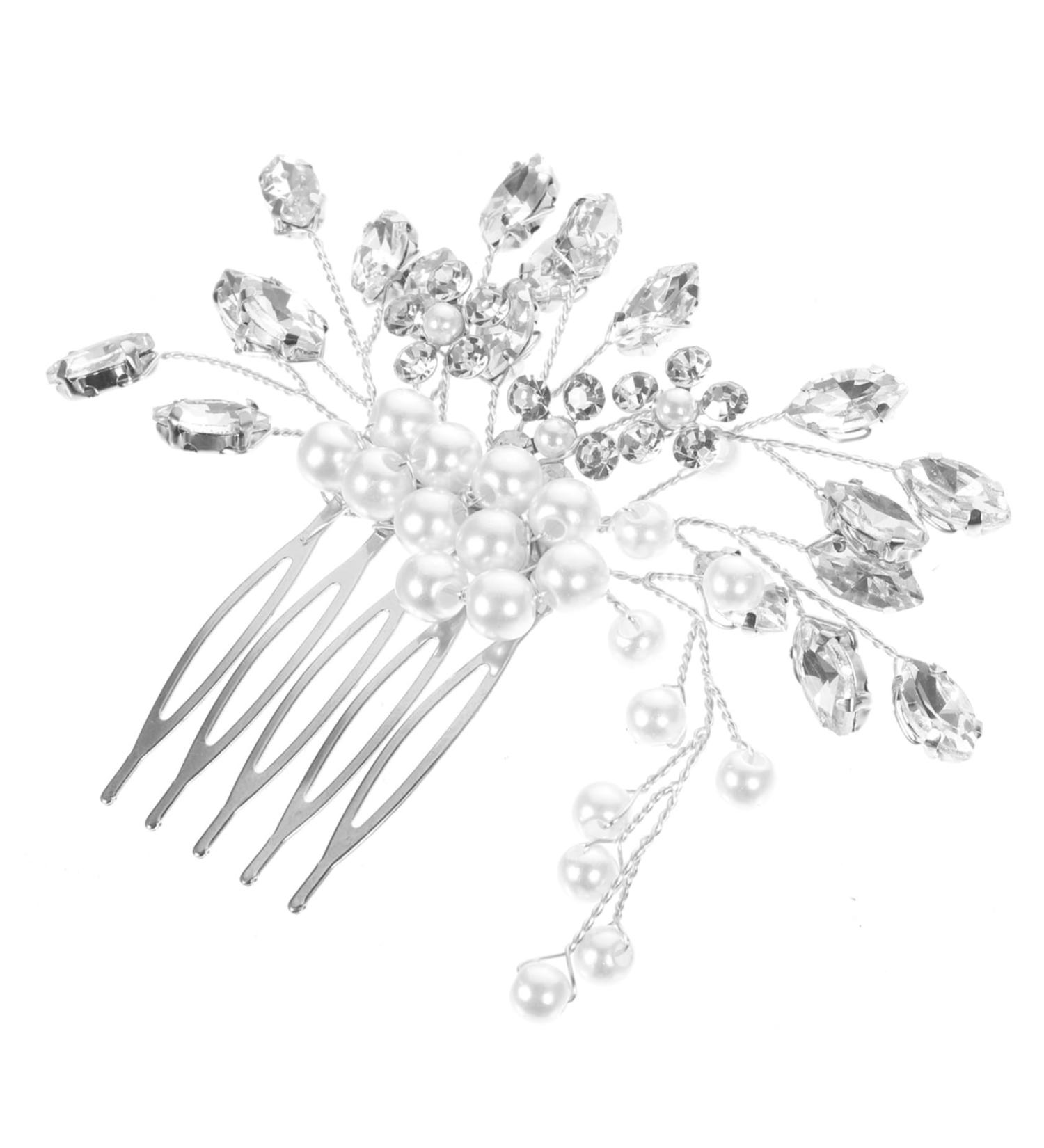 ABOOFAN Hair Jewelry Hair Accessories Hair Styling Accessories Wedding Hair Clip Fairy Jewelry for Women Hanfu Hair Comb Pearl Bride - Buy Online on GoSupps.com